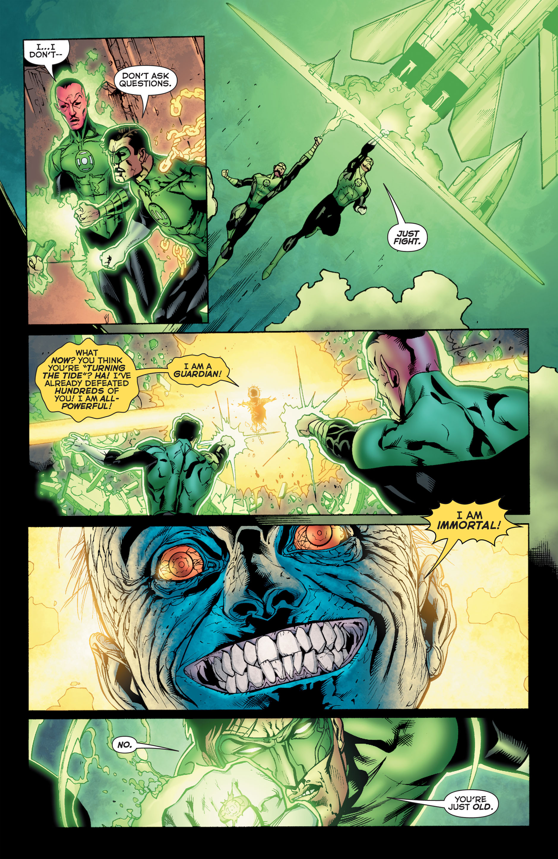 Read online Green Lantern: War of the Green Lanterns (2011) comic -  Issue # TPB - 227