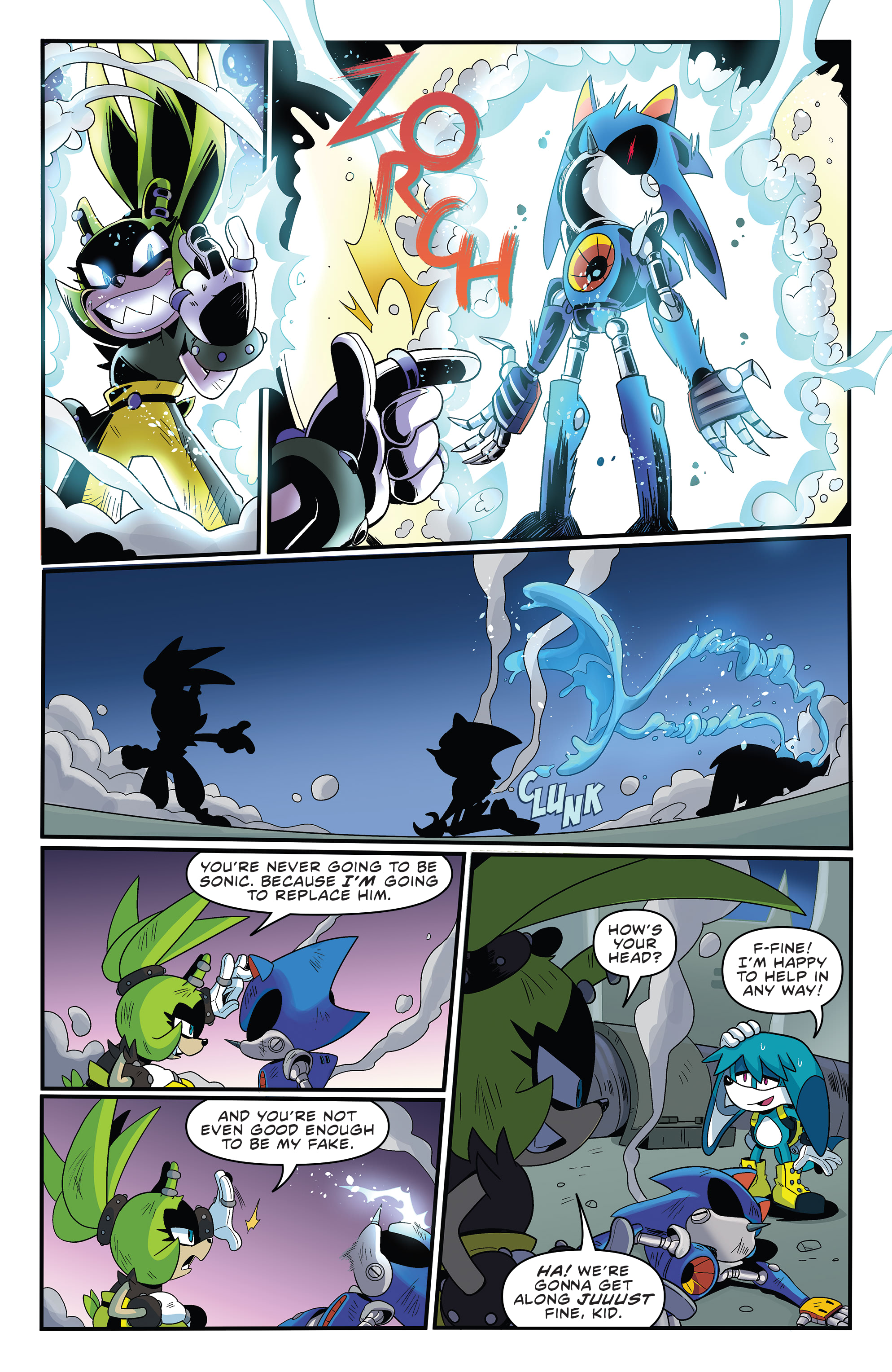 Read online Sonic the Hedgehog: Imposter Syndrome comic -  Issue #4 - 17