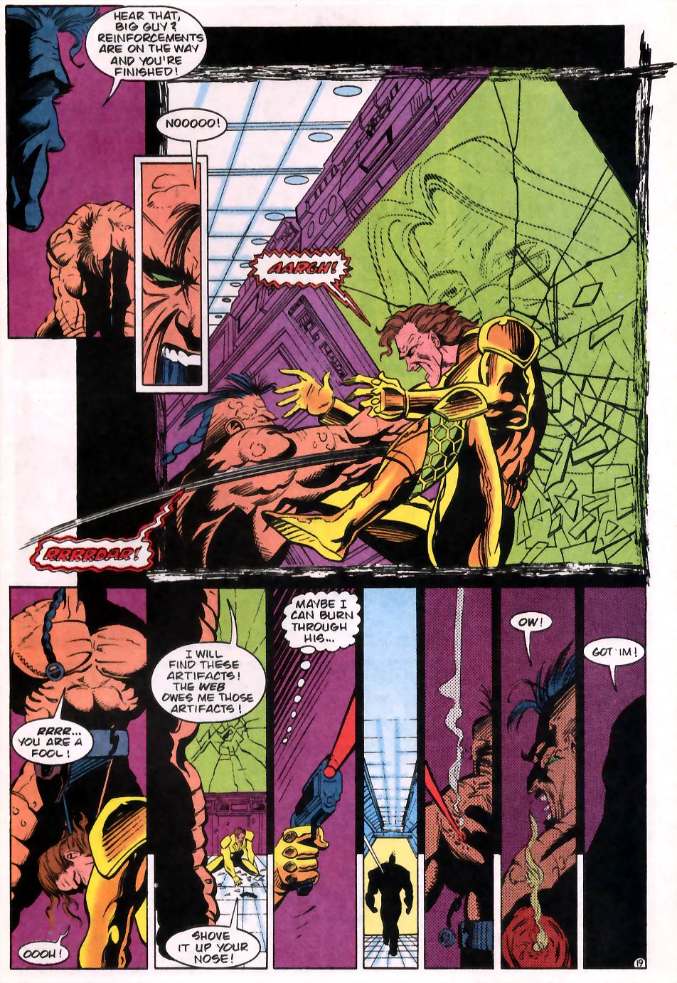 Read online The Web (1991) comic -  Issue #10 - 22