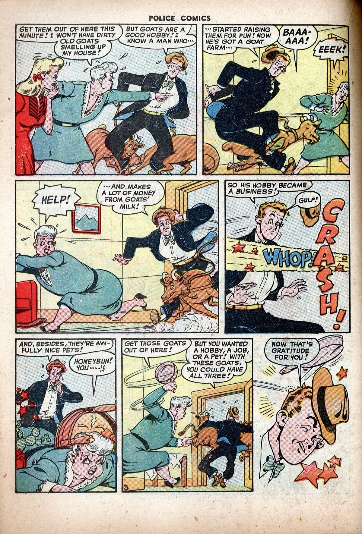 Read online Police Comics comic -  Issue #84 - 22