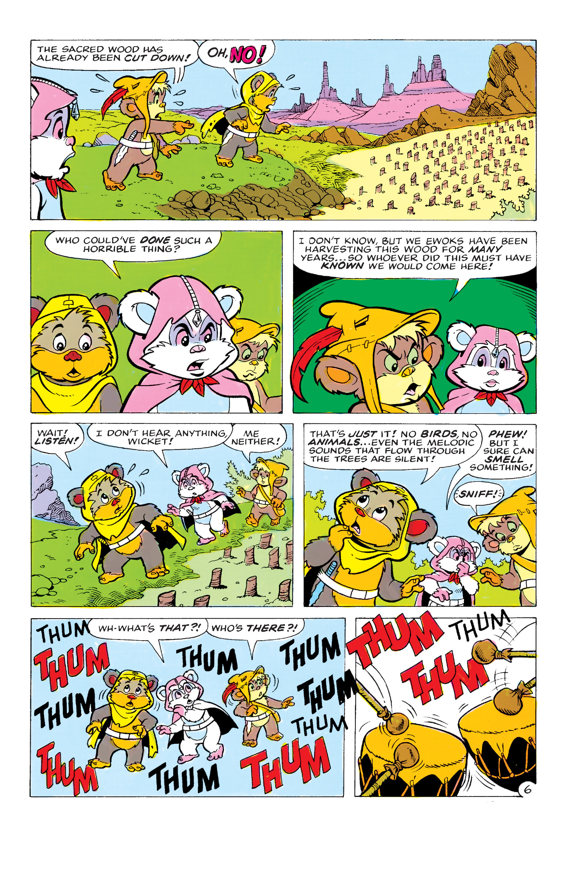 Read online Ewoks comic -  Issue #3 - 7