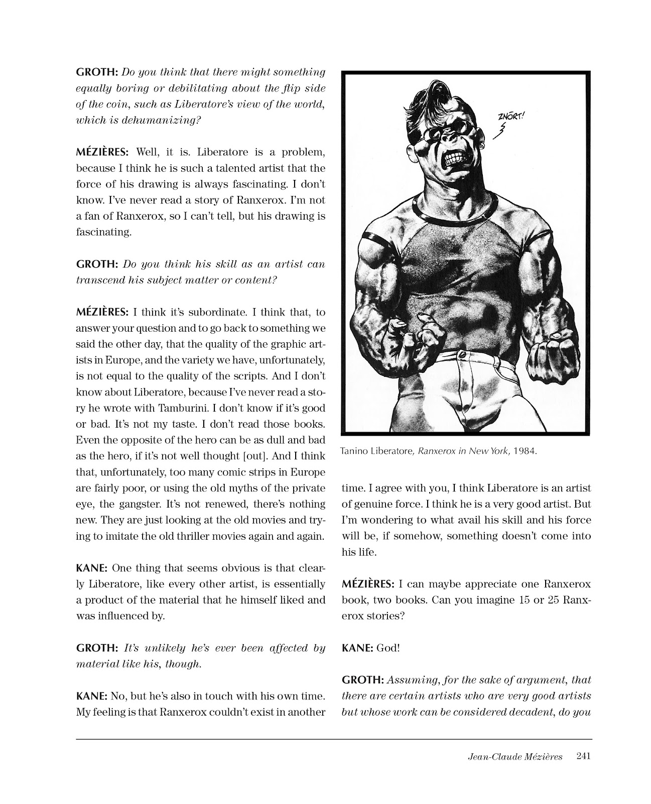 Sparring With Gil Kane: Colloquies On Comic Art and Aesthetics issue TPB (Part 3) - Page 41