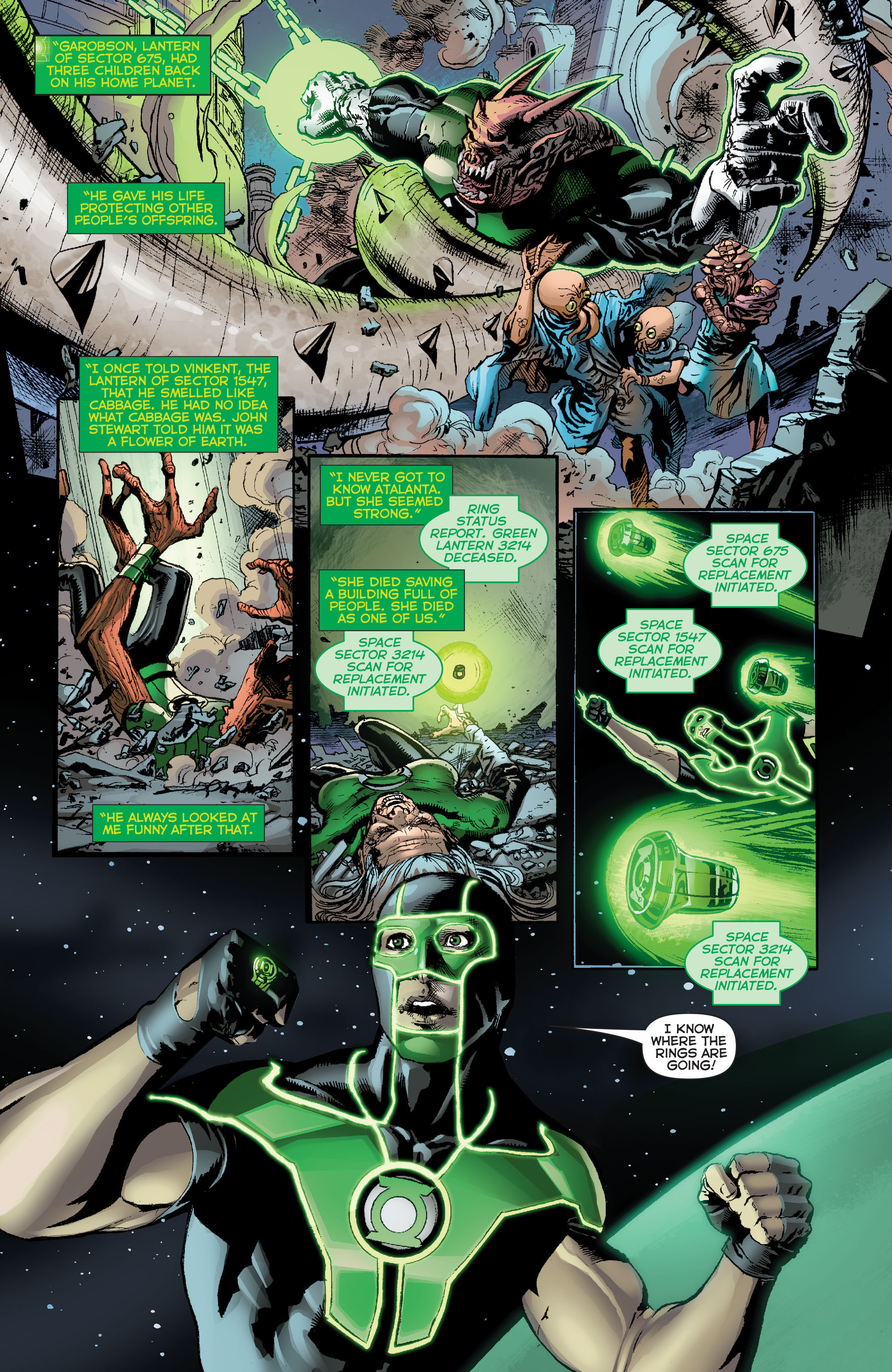 Read online Green Lantern Corps: Edge of Oblivion comic -  Issue #6 - 9