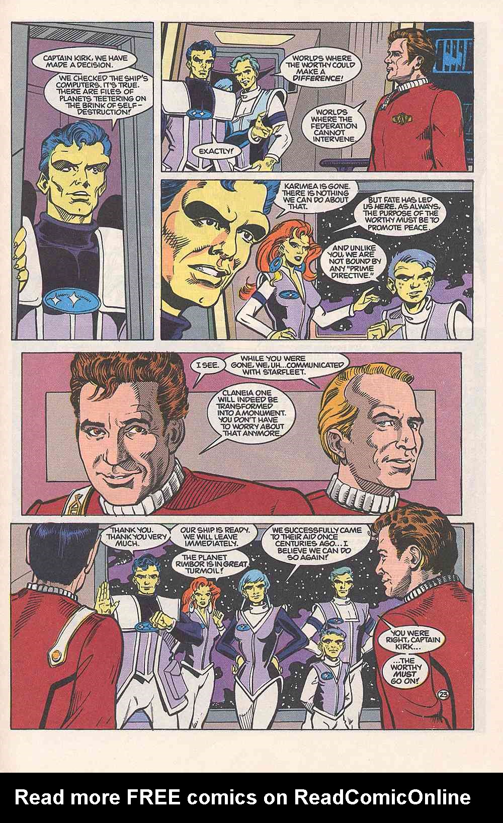 Read online Star Trek (1989) comic -  Issue #15 - 23