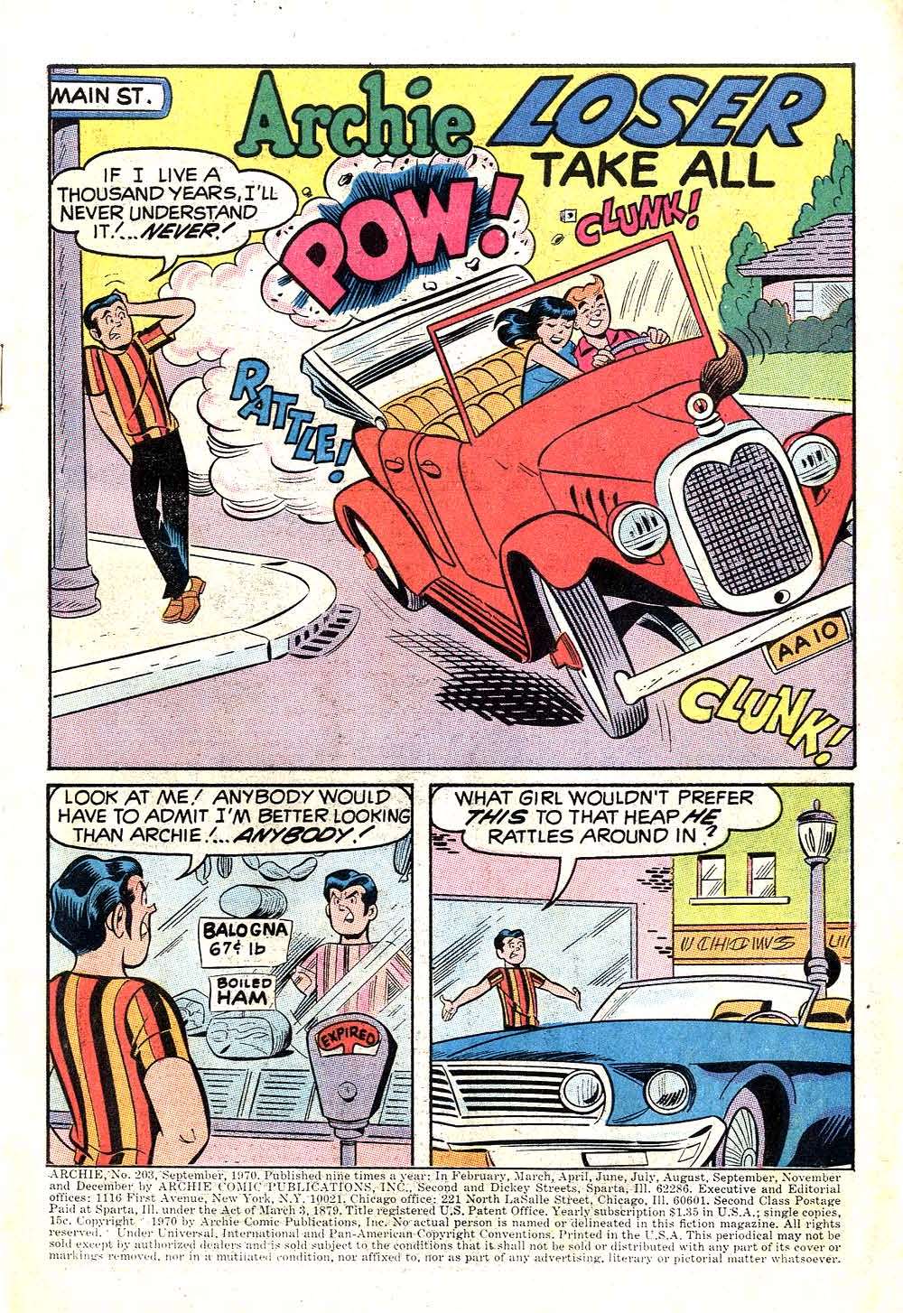 Read online Archie (1960) comic -  Issue #203 - 3