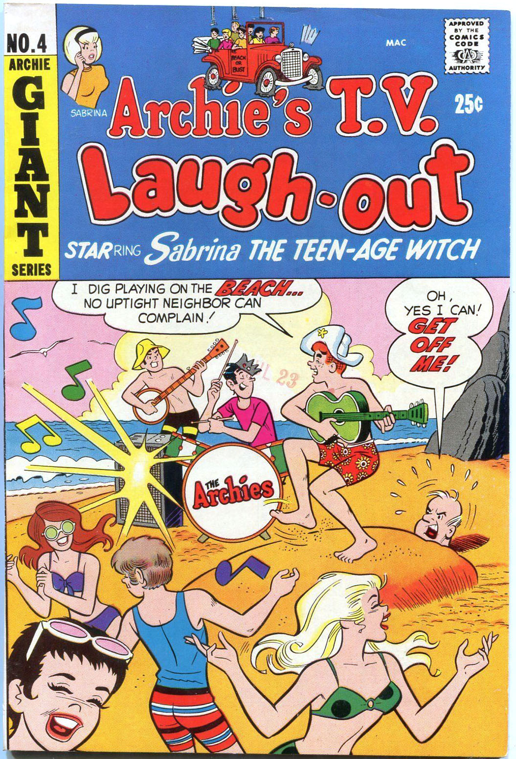 Read online Archie's TV Laugh-Out comic -  Issue #4 - 1