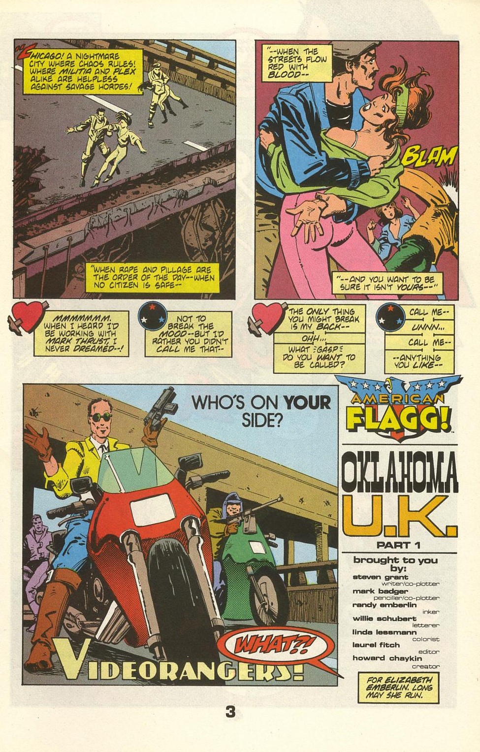 Read online American Flagg! comic -  Issue #35 - 5