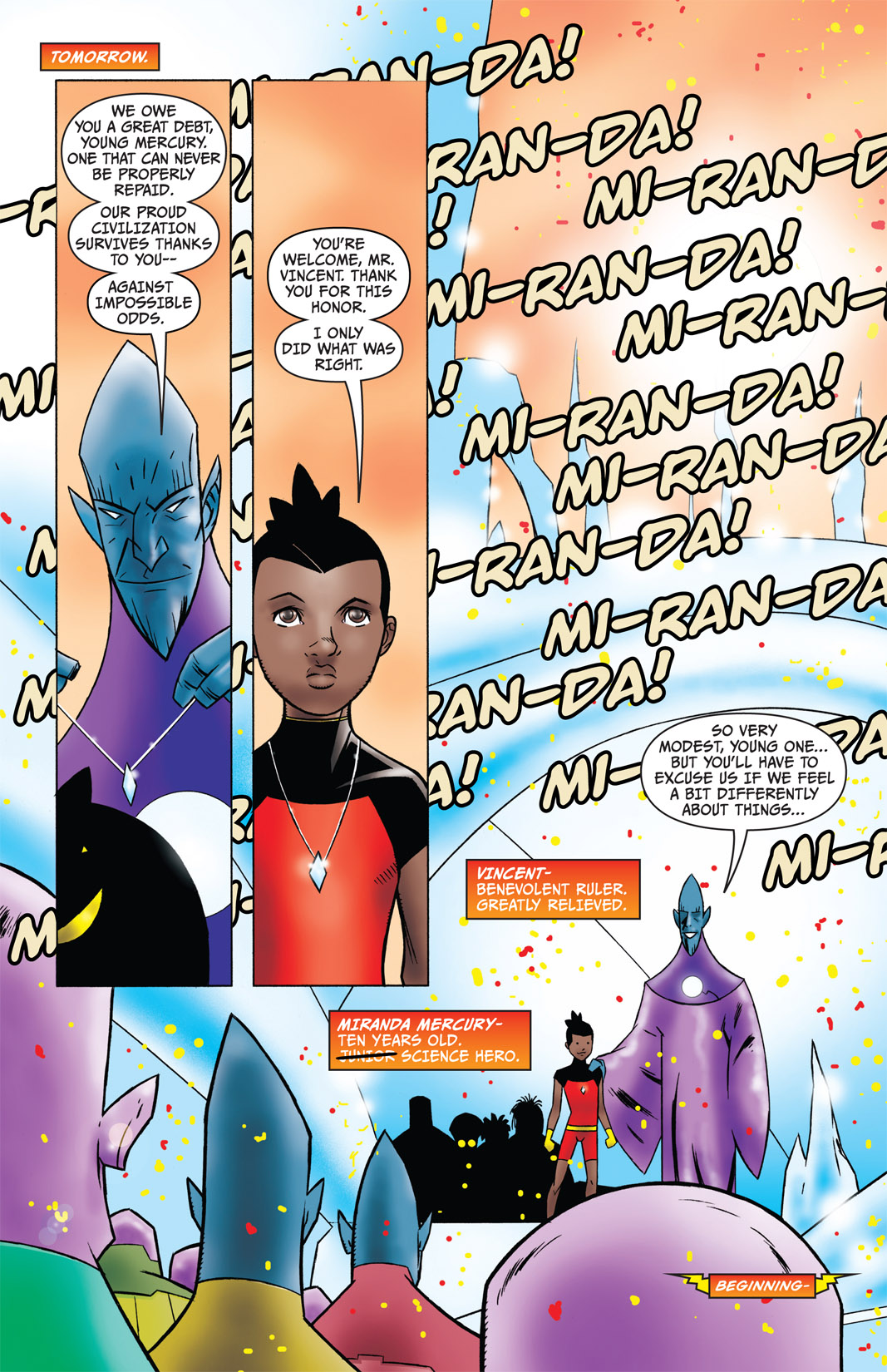 Read online The Many Adventures of Miranda Mercury: Time Runs Out comic -  Issue # TPB - 8