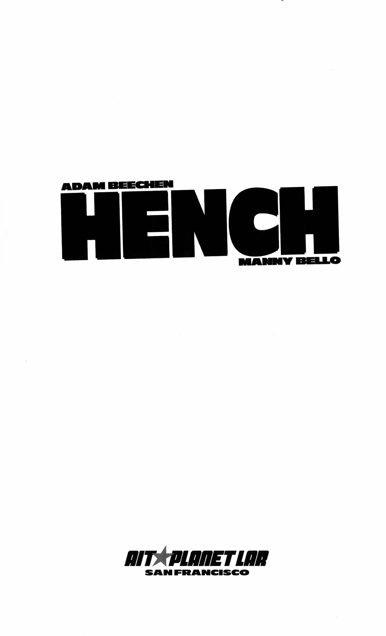 Read online Hench comic -  Issue # TPB - 3