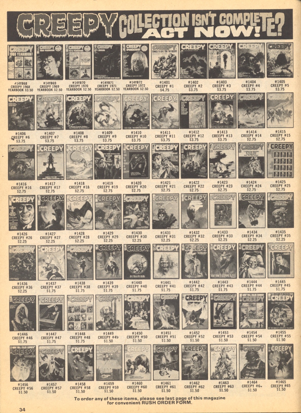 Creepy (1964) Issue #67 #67 - English 34