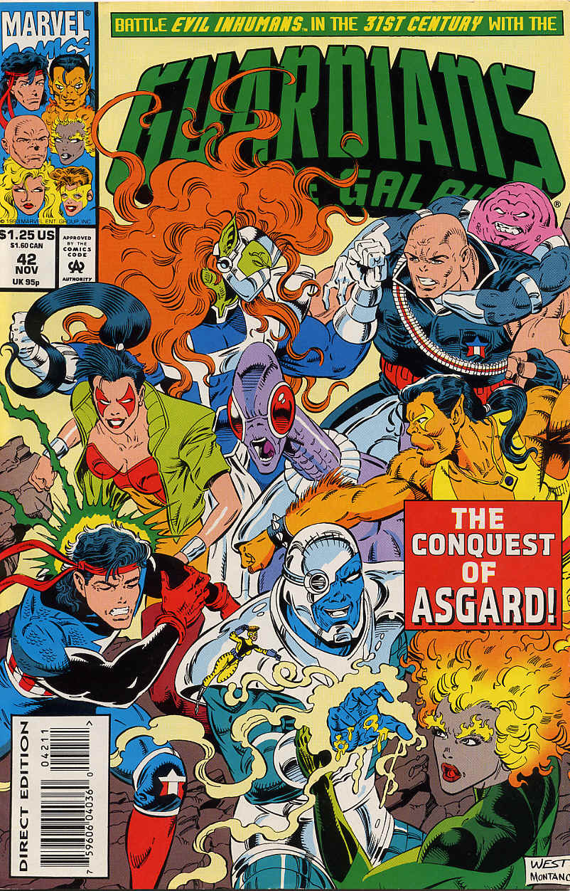 Read online Guardians of the Galaxy (1990) comic -  Issue #42 - 1