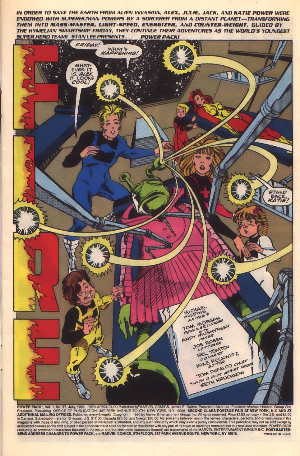 Read online Power Pack (1984) comic -  Issue #57 - 2