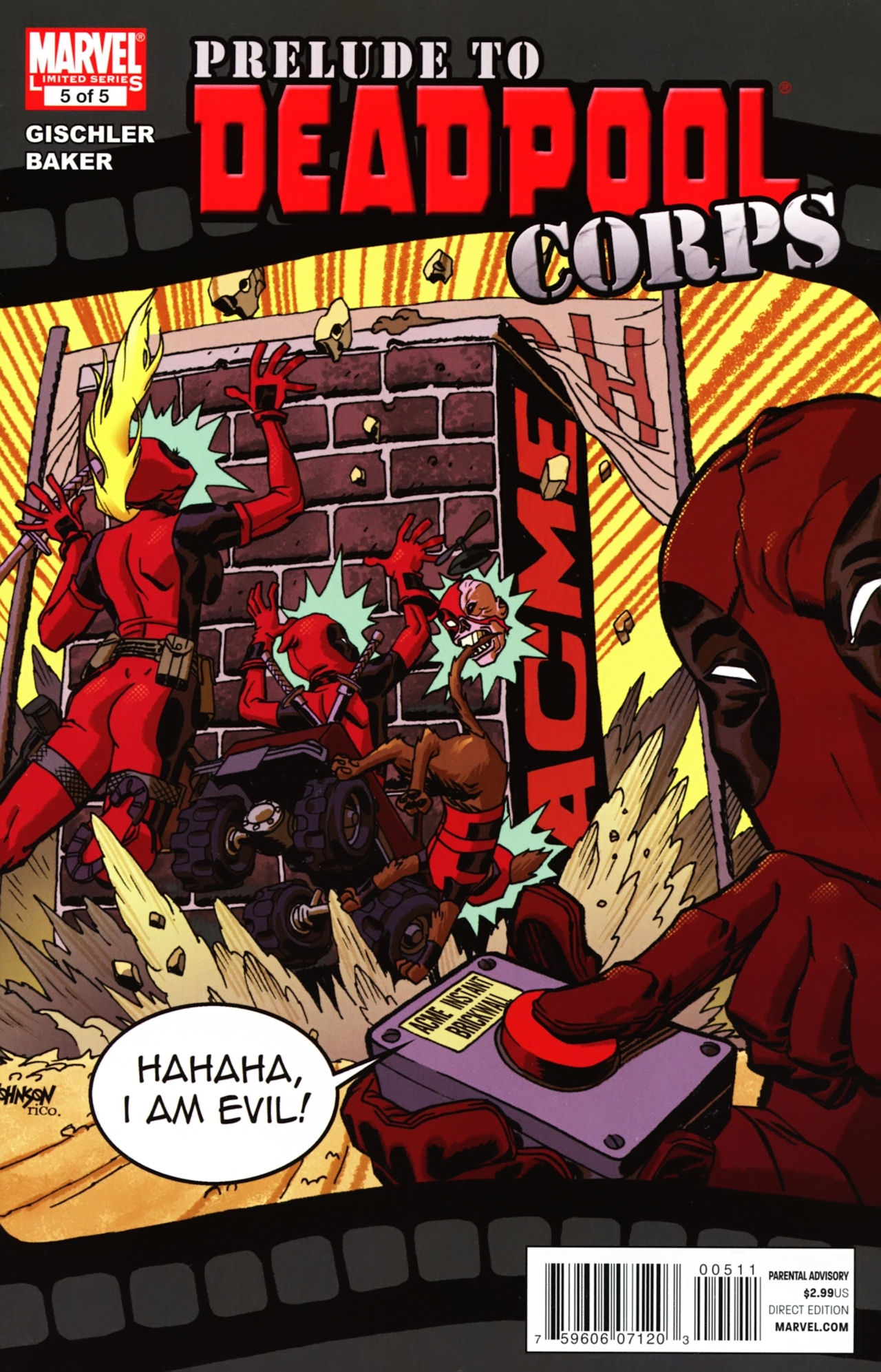 Read online Prelude to Deadpool Corps comic -  Issue #5 - 1