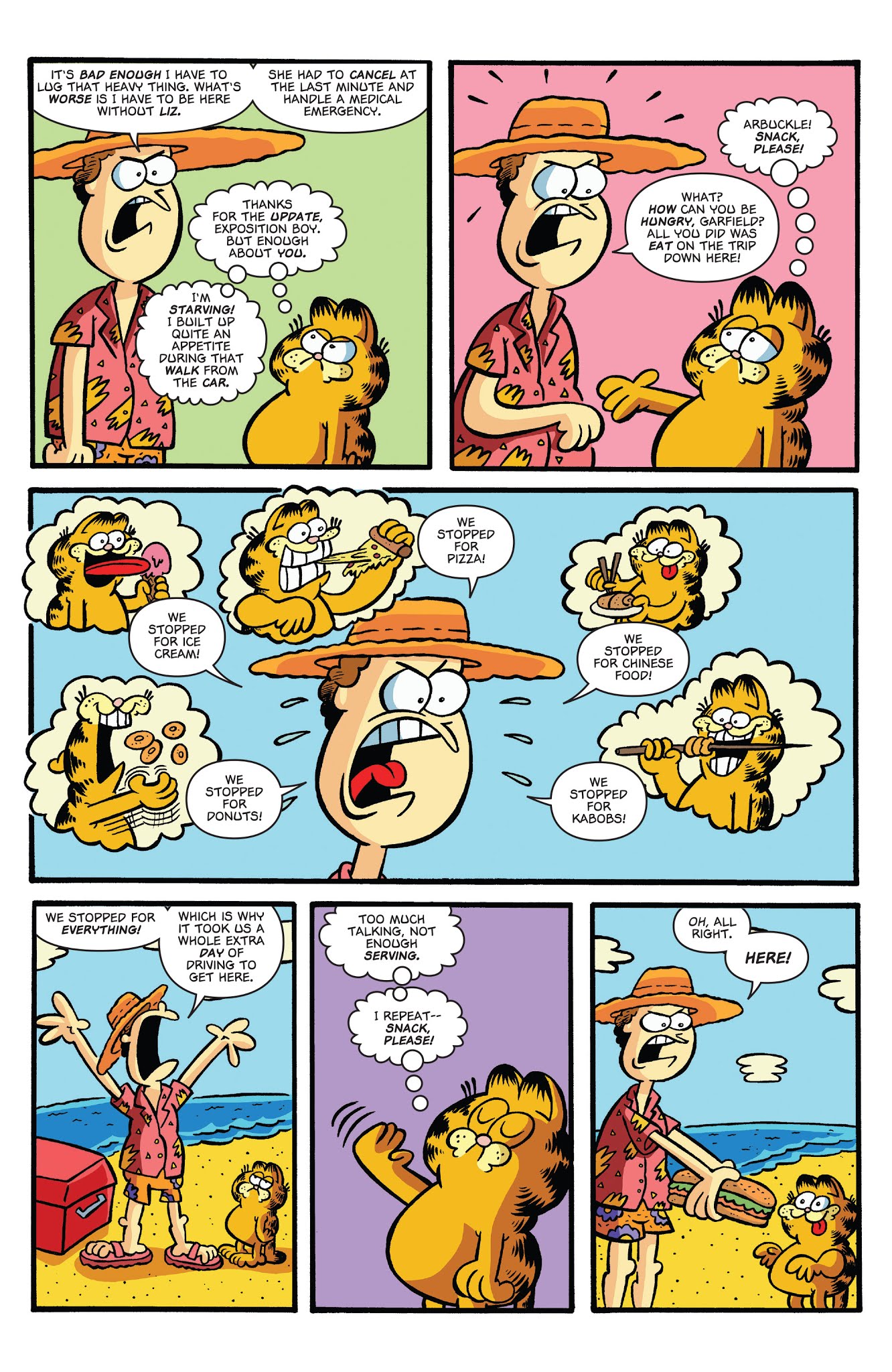 Read online Garfield 2018 Vacation Time Blues comic -  Issue # Full - 24
