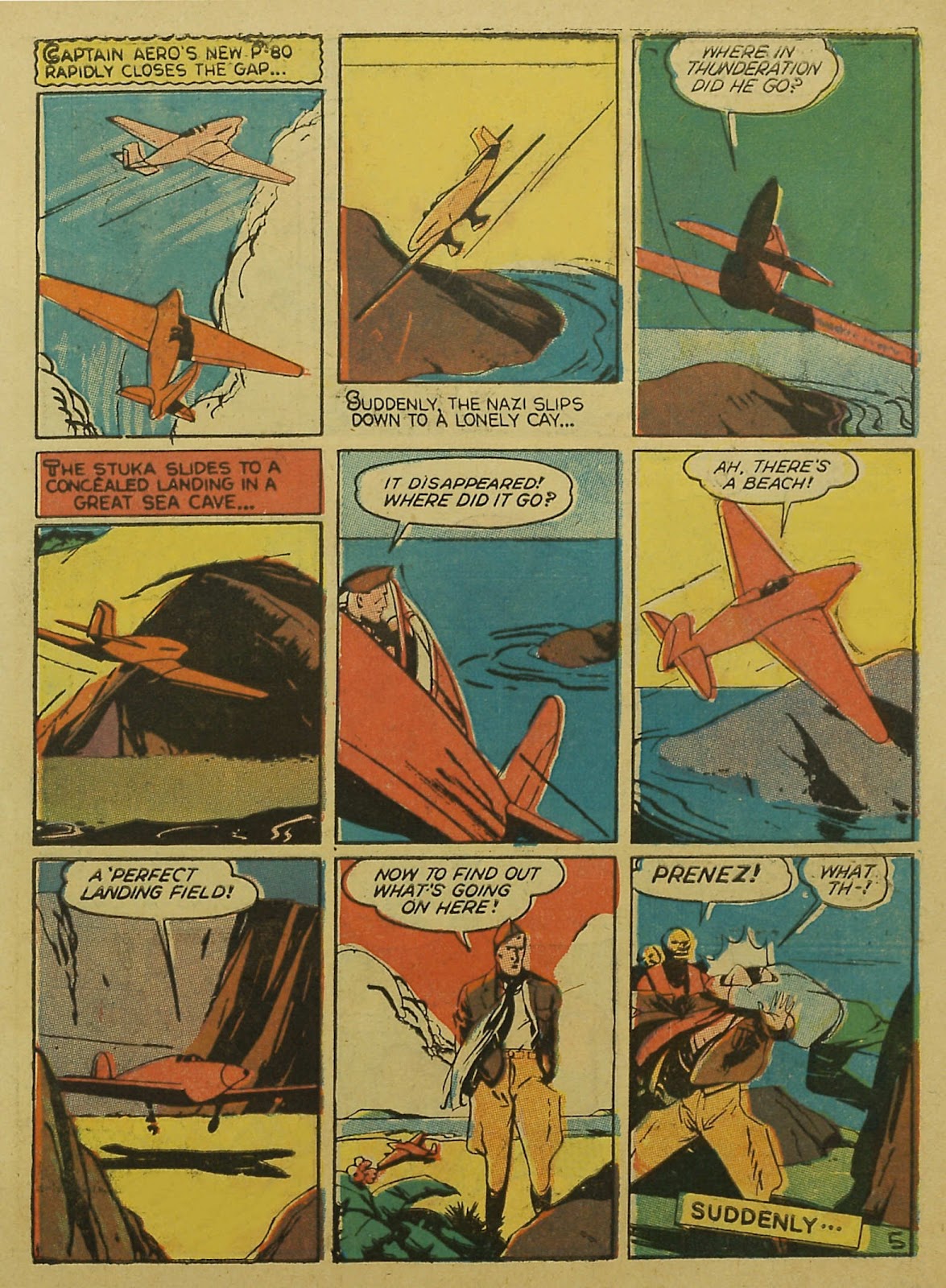 Captain Aero Comics issue 3 - Page 7