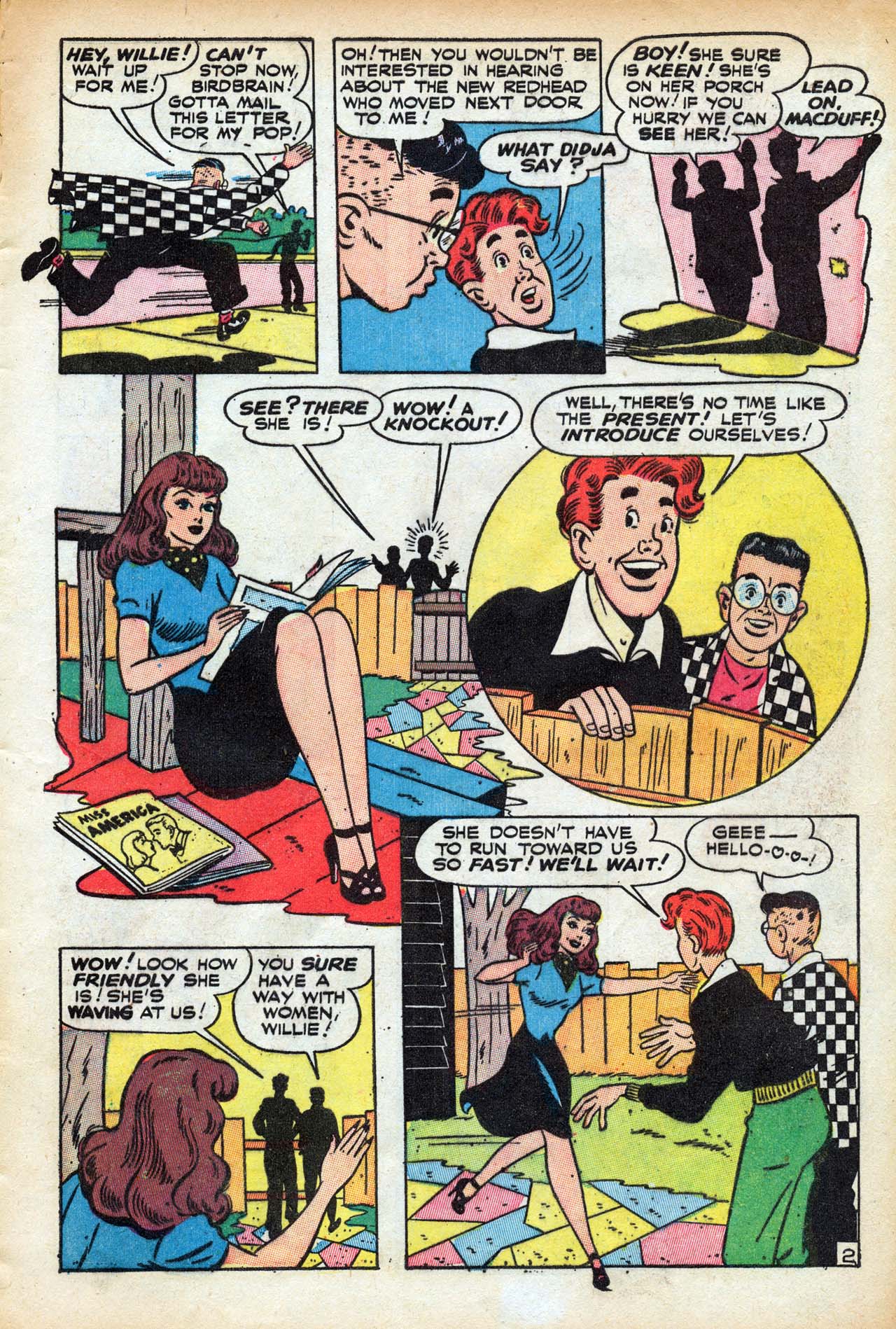 Read online Willie Comics (1946) comic -  Issue #11 - 11