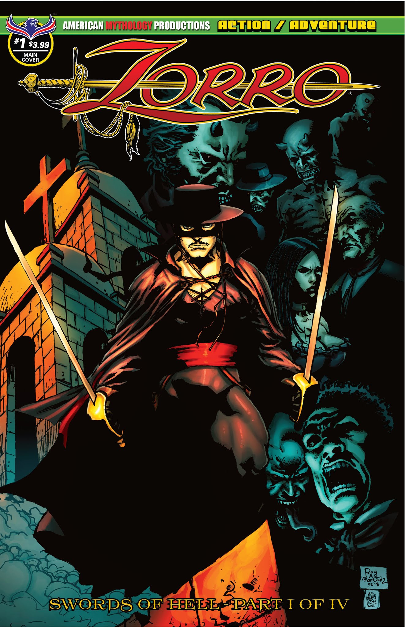 Read online Zorro: Swords of Hell comic -  Issue #1 - 1