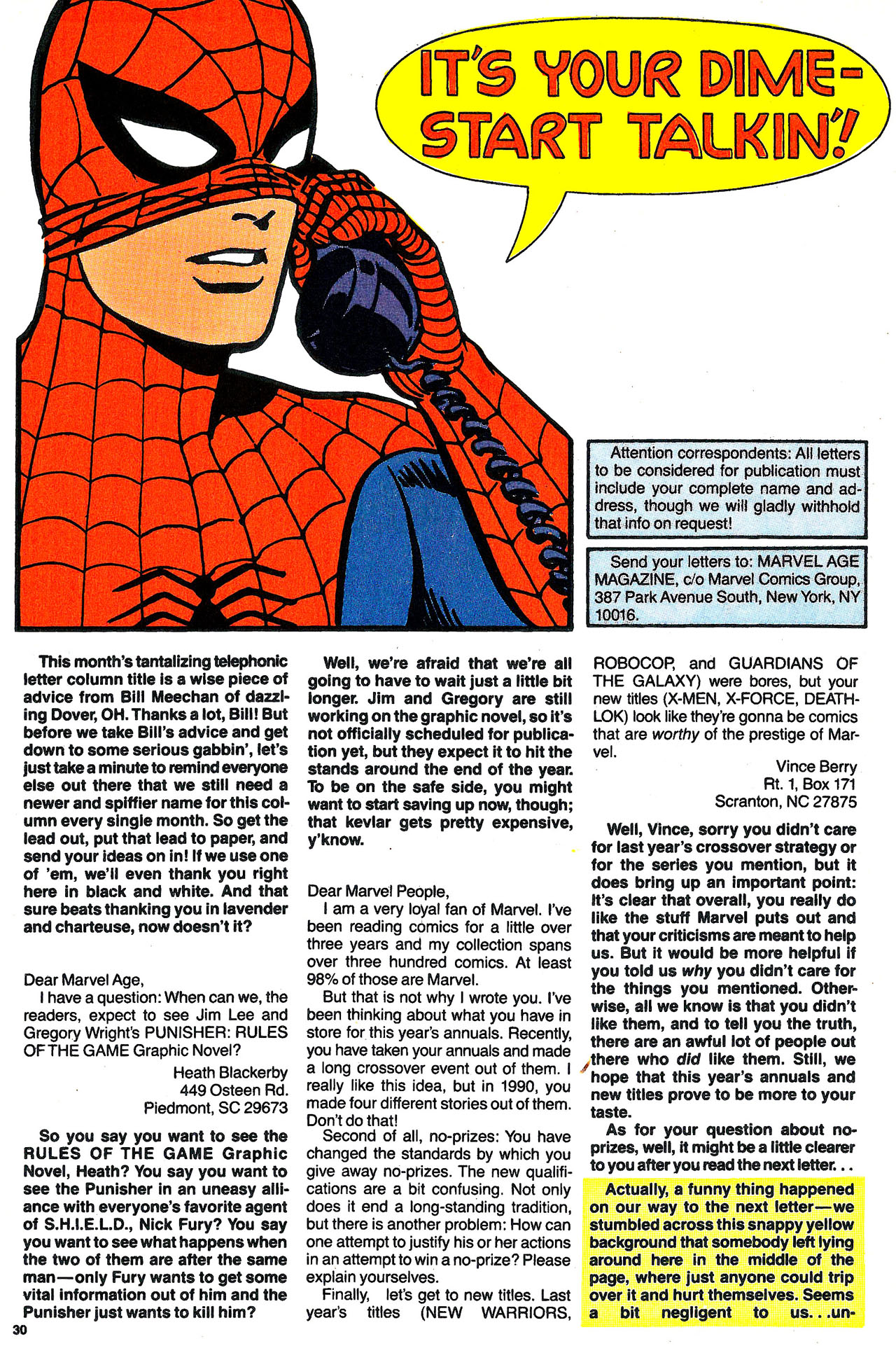 Read online Marvel Age comic -  Issue #104 - 31