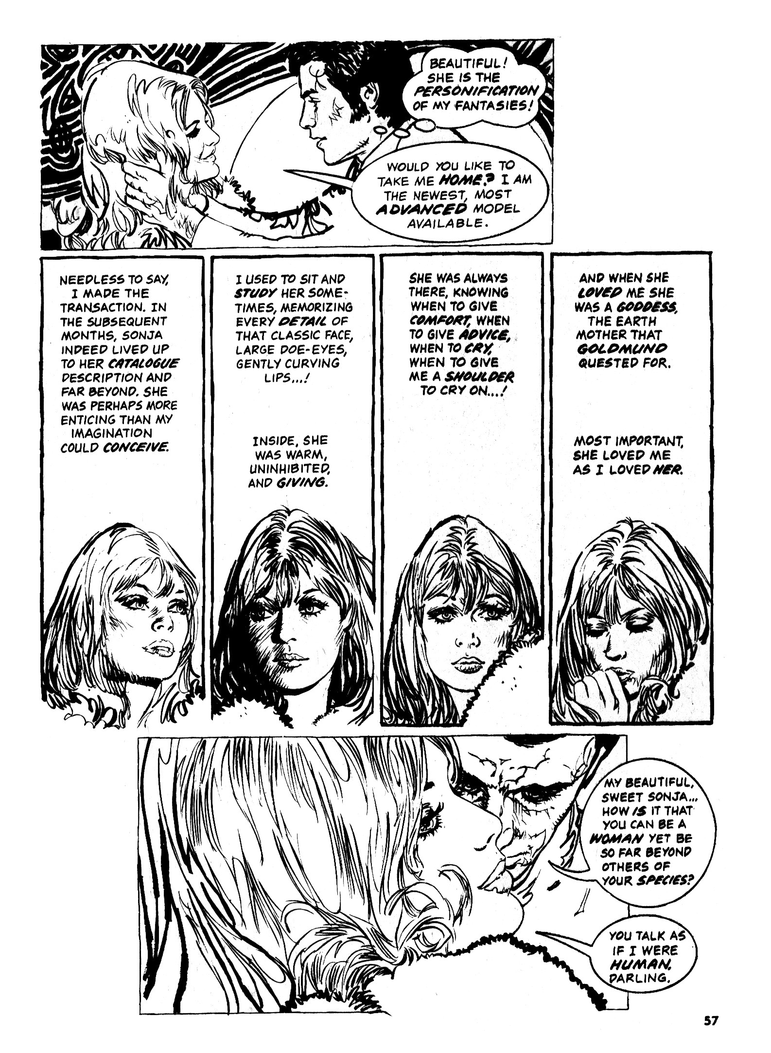 Read online Vampirella (1969) comic -  Issue #41 - 57
