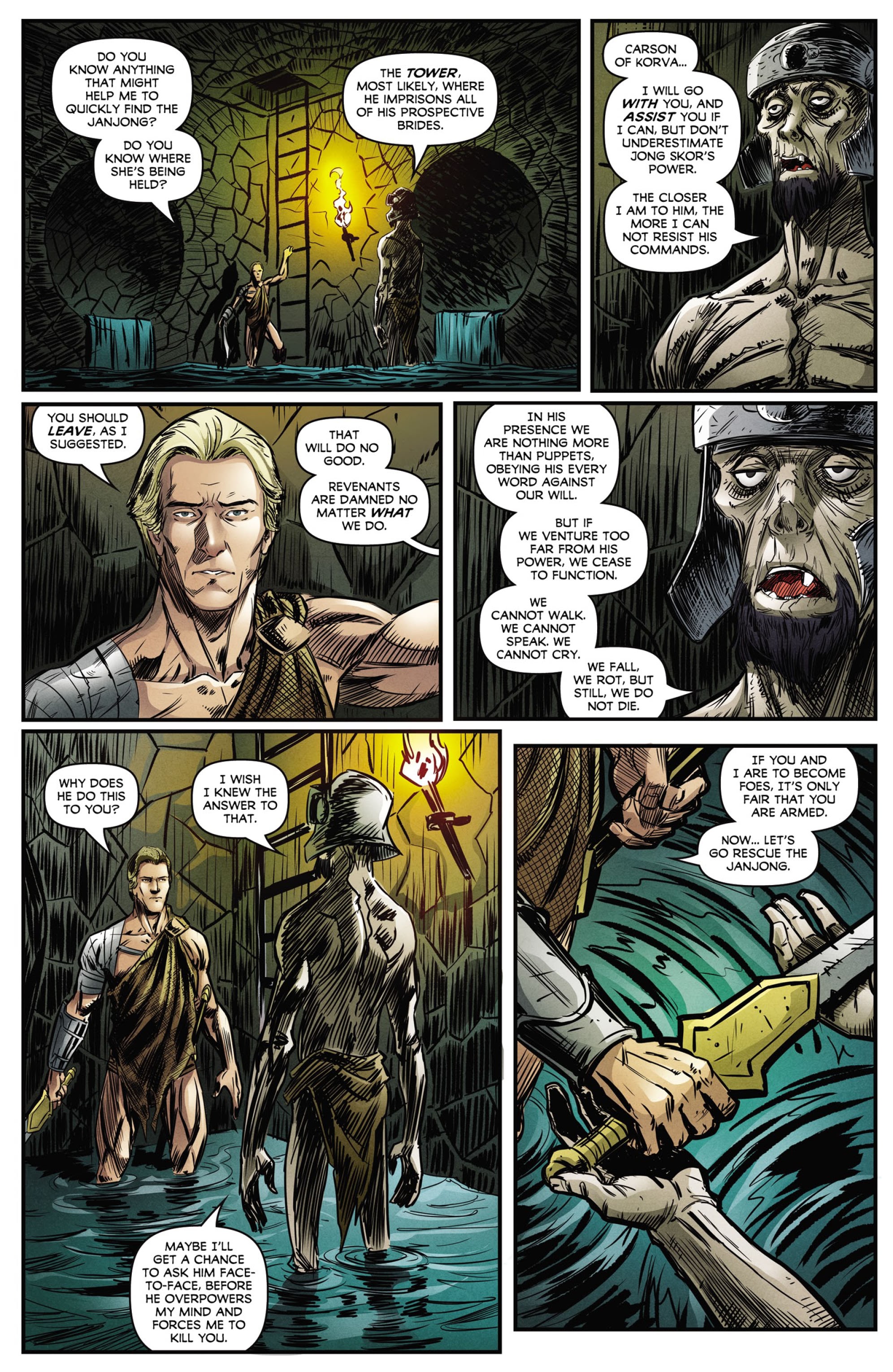 Read online ERB Carson of Venus: Realm of the Dead comic -  Issue #2 - 12