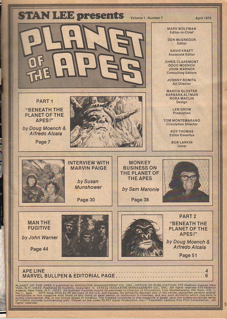Read online Planet of the Apes comic -  Issue #7 - 3