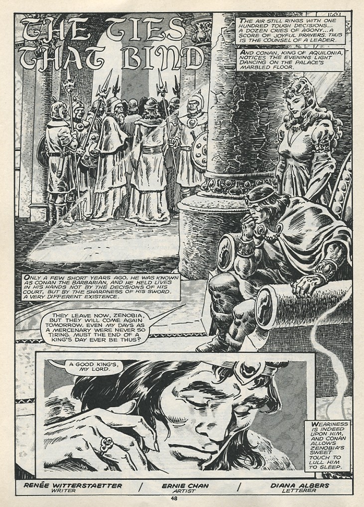 Read online The Savage Sword Of Conan comic -  Issue #177 - 50