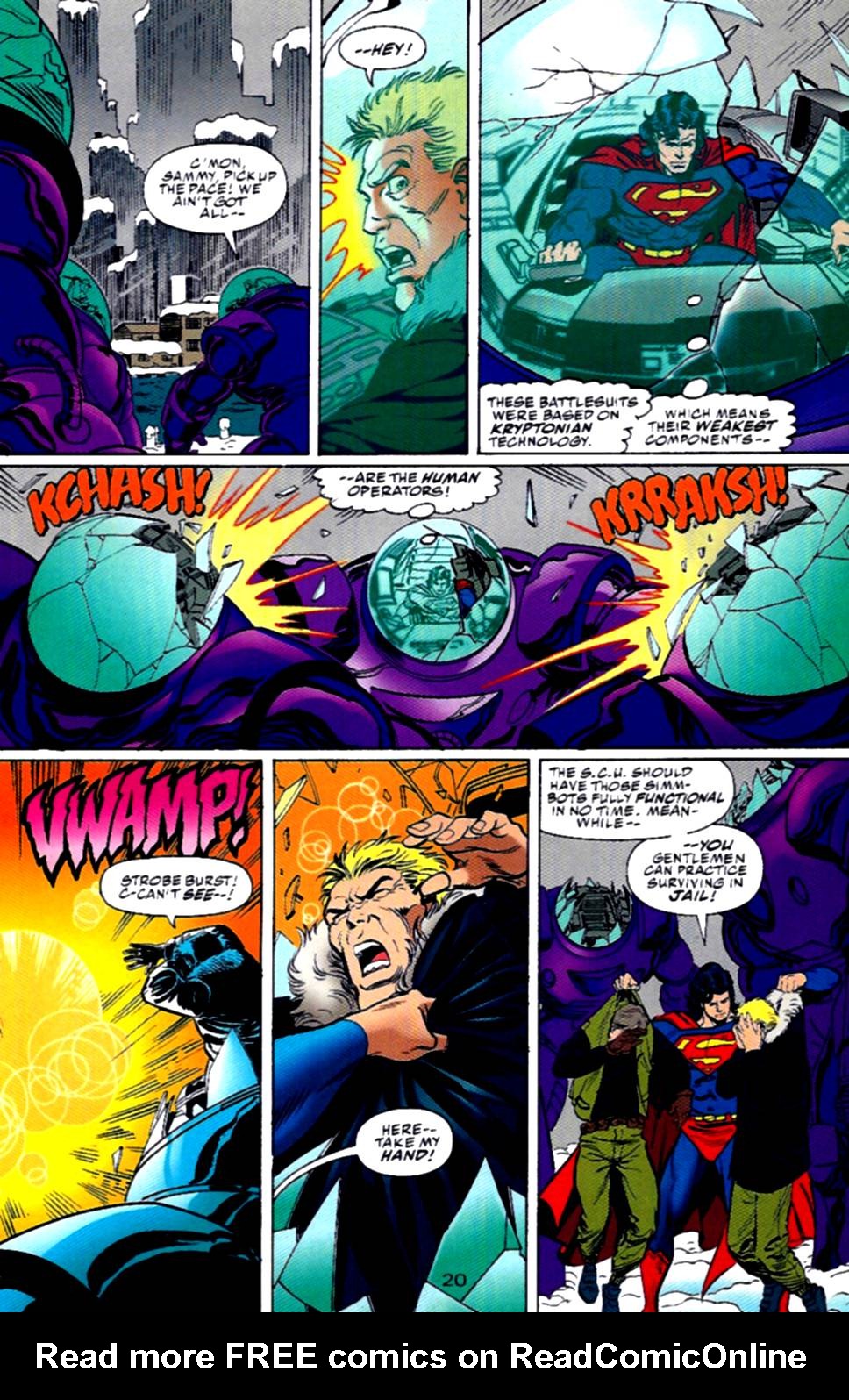Read online Action Comics (1938) comic -  Issue #727 - 20