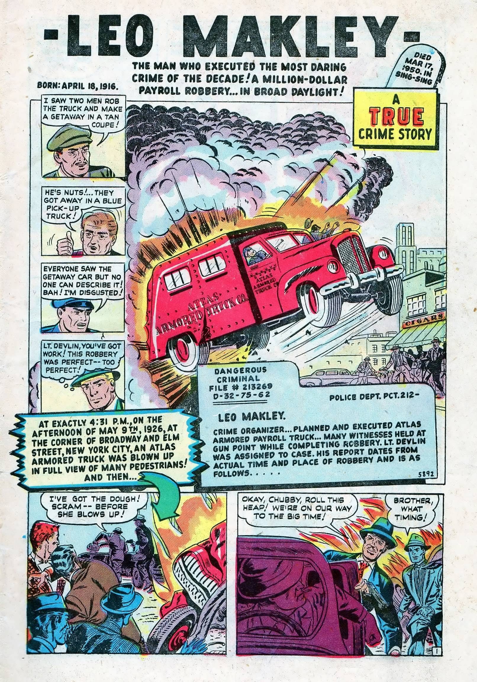 Read online Crime Cases Comics (1950) comic -  Issue #24 - 3
