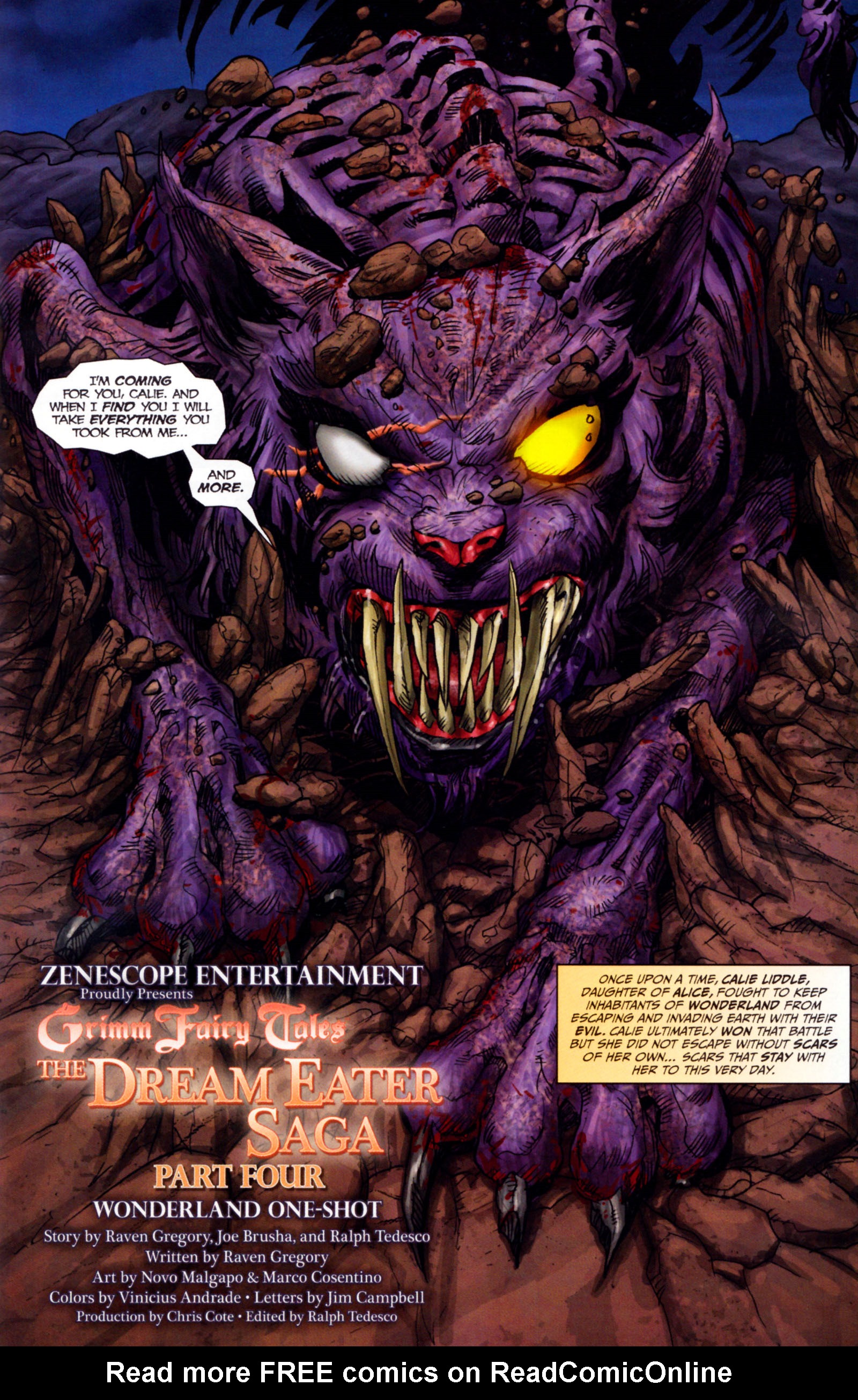 Read online Grimm Fairy Tales: The Dream Eater Saga comic -  Issue #4 - 6
