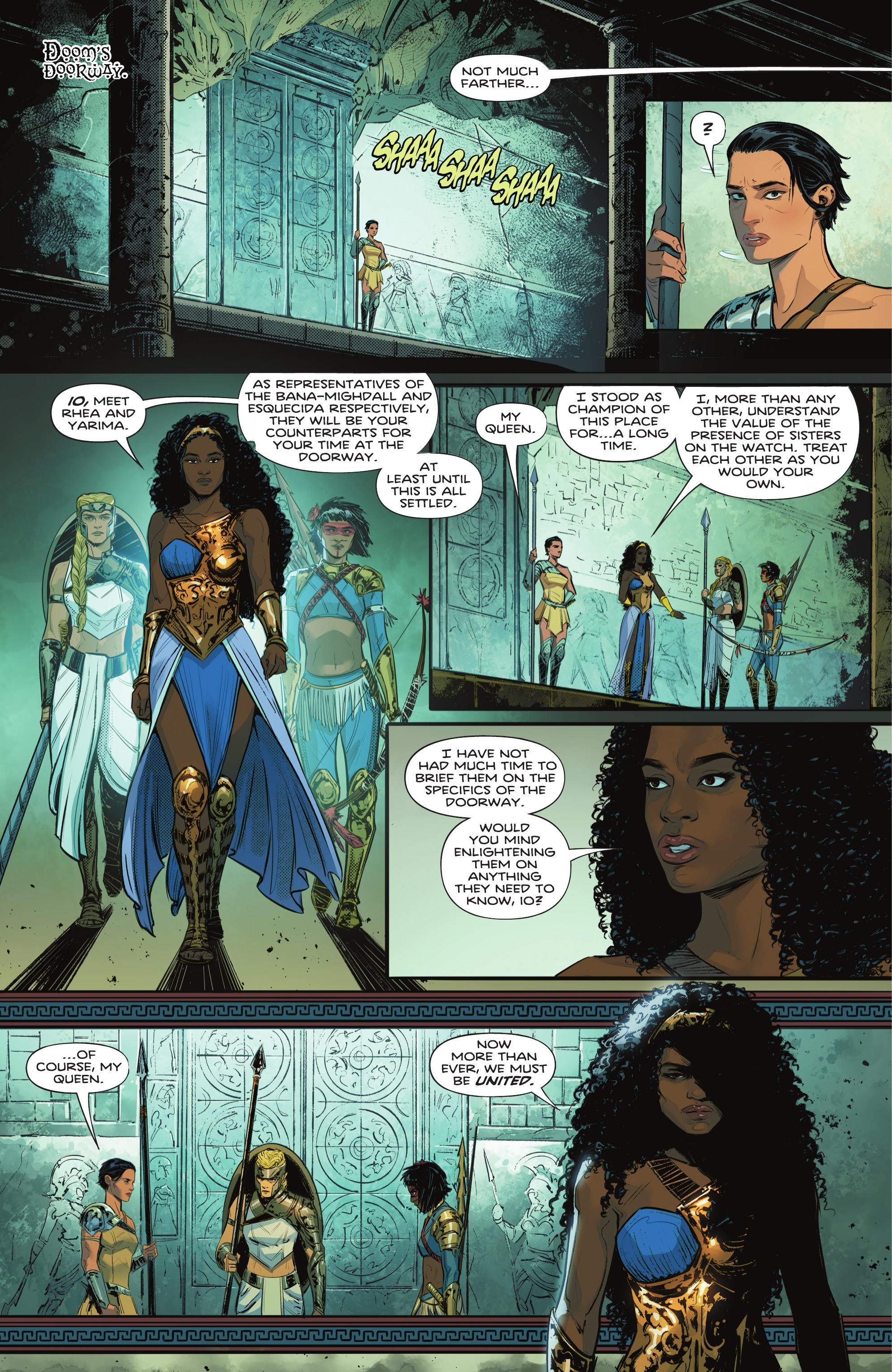 Read online Trial of the Amazons comic -  Issue #1 - 21