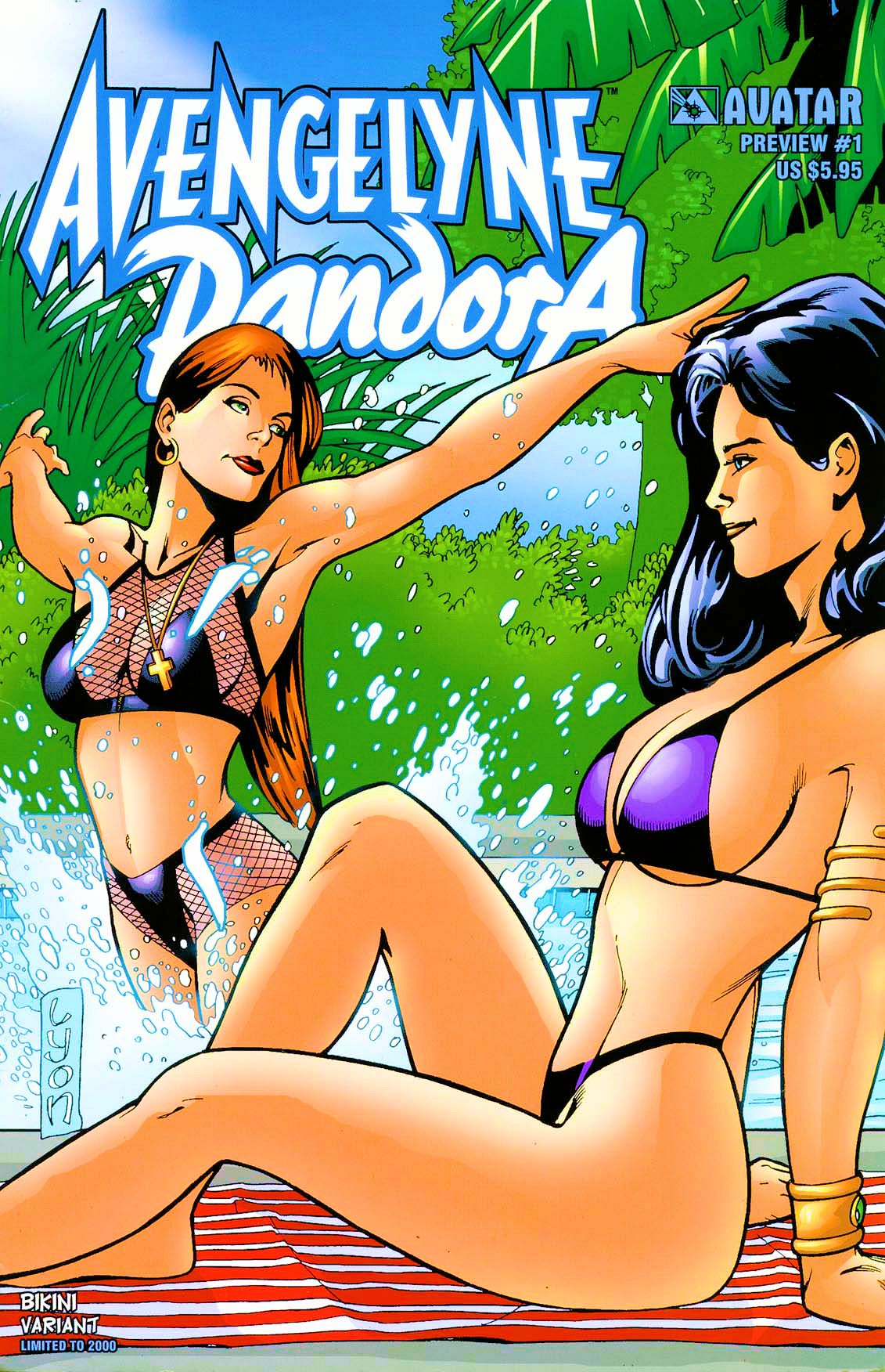 Read online Avengelyne / Pandora comic -  Issue #0 - 1