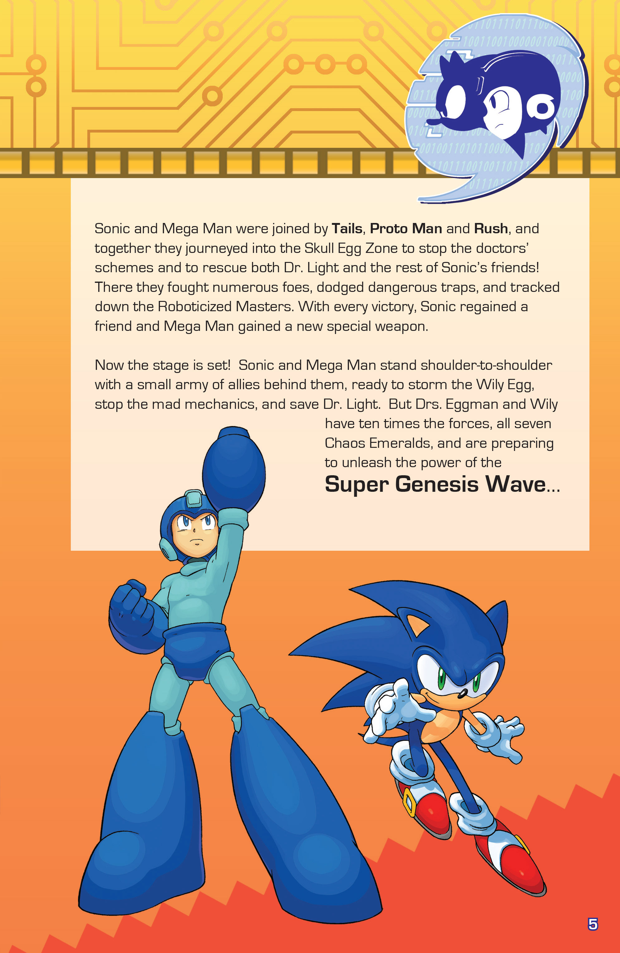 Read online Sonic Mega Man Worlds Collide comic -  Issue # Vol 3 - 5