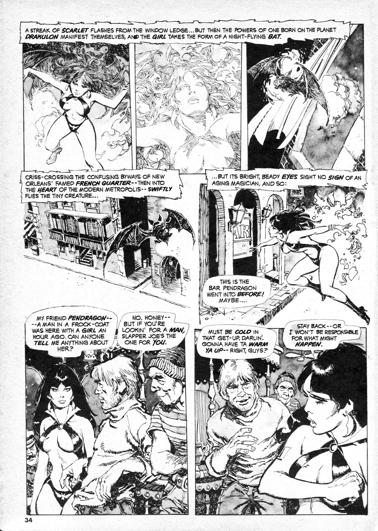 Read online Vampirella (1969) comic -  Issue #74 - 34