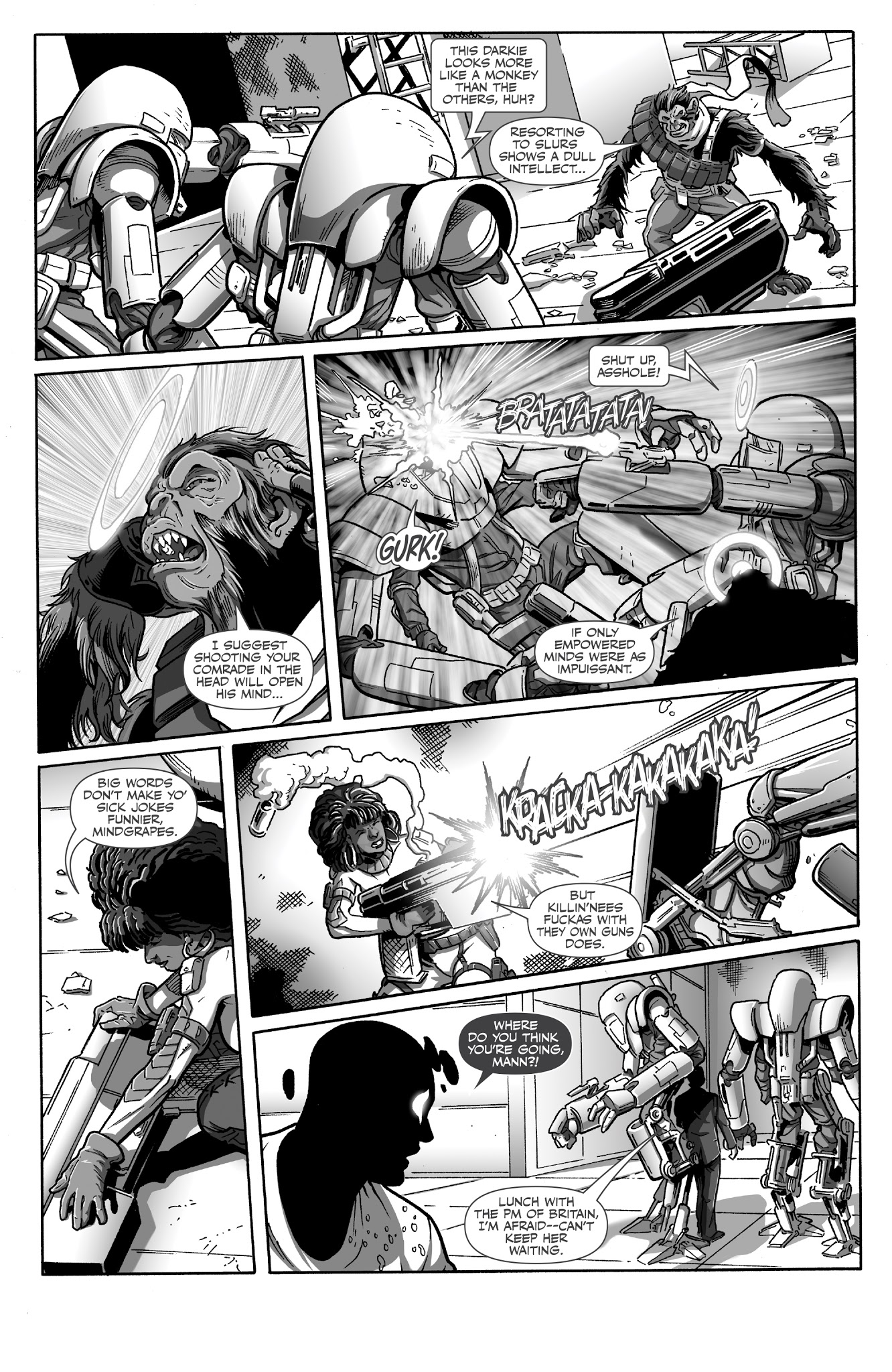 Read online Black comic -  Issue #6 - 7