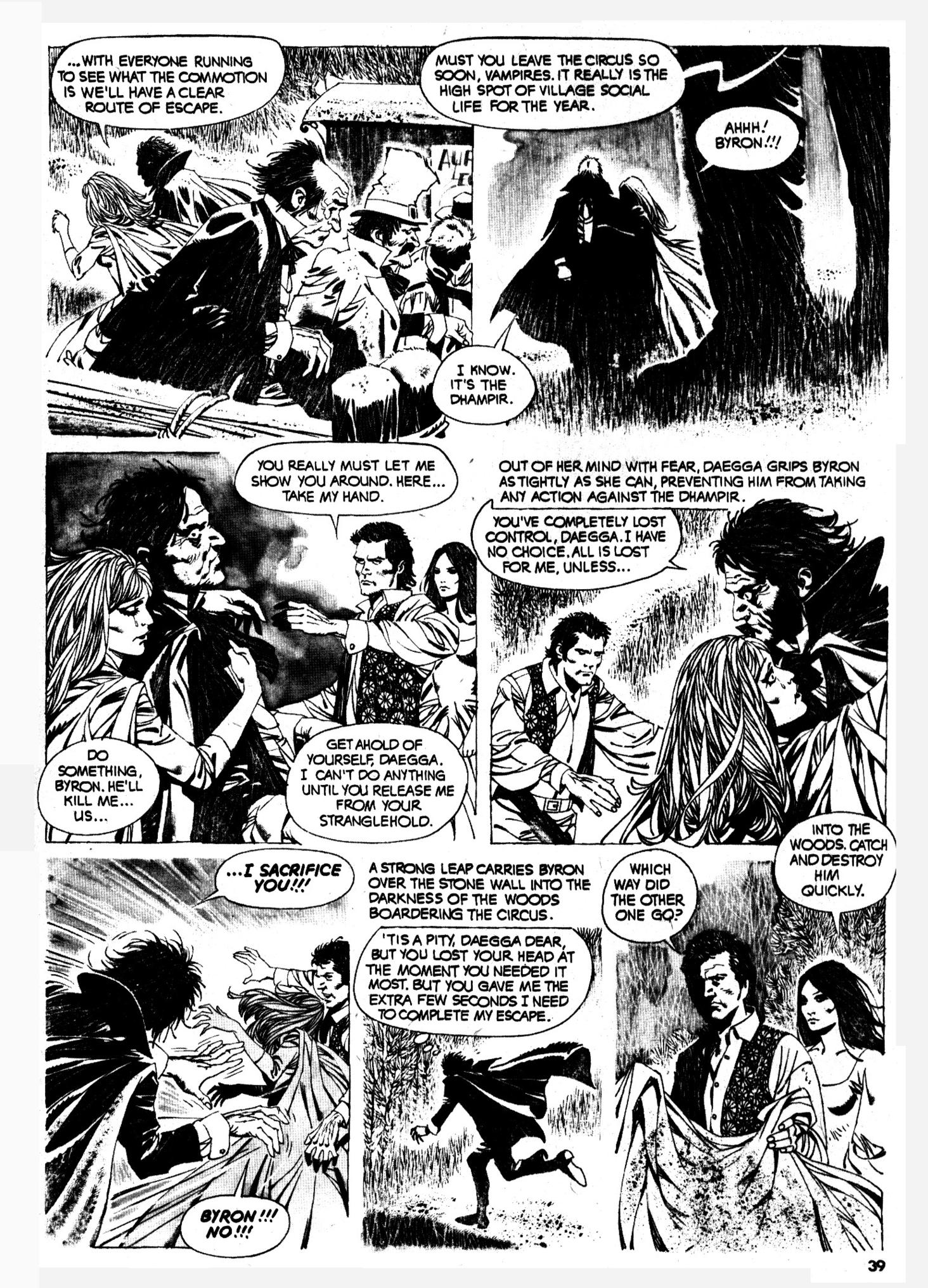 Read online Vampirella (1969) comic -  Issue #37 - 39