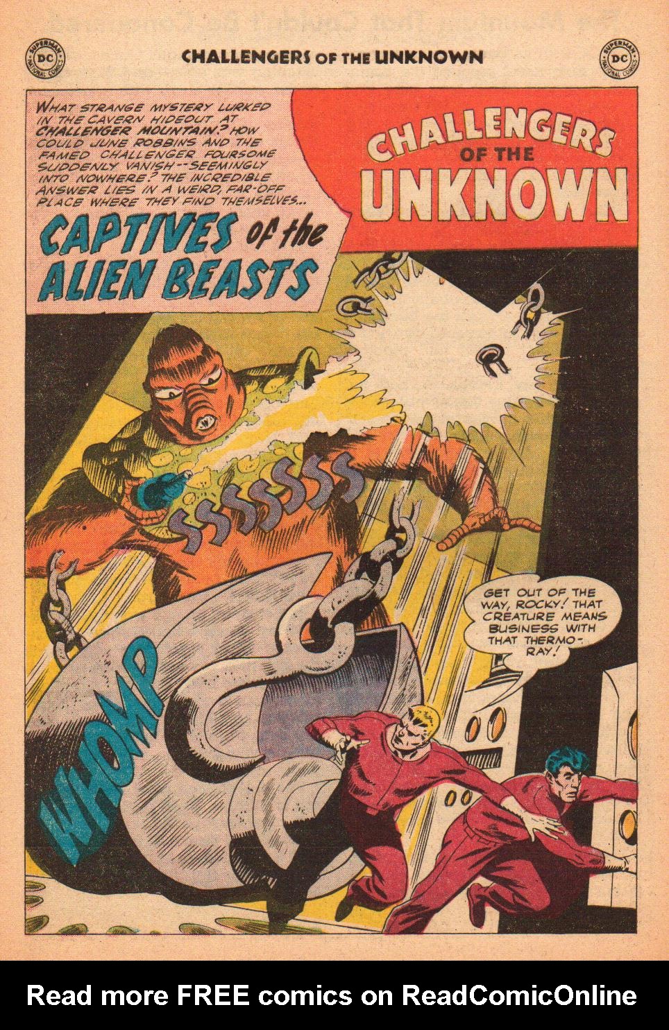 Read online Challengers of the Unknown (1958) comic -  Issue #14 - 20