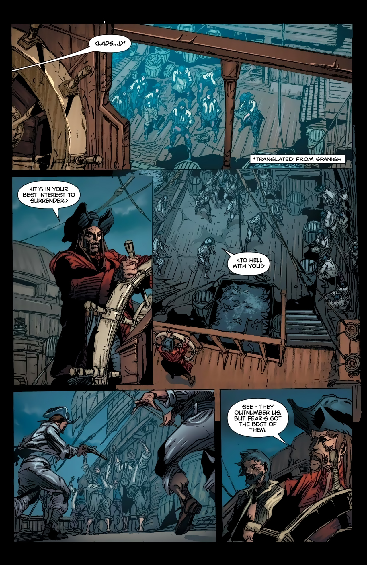 Read online Blackbeard: Legend of the Pyrate King comic -  Issue #3 - 8