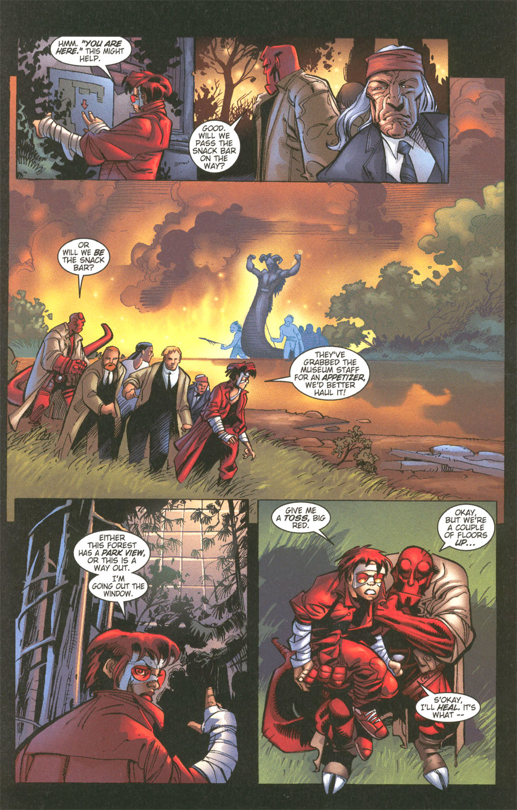 Read online Painkiller Jane/Hellboy comic -  Issue # Full - 18