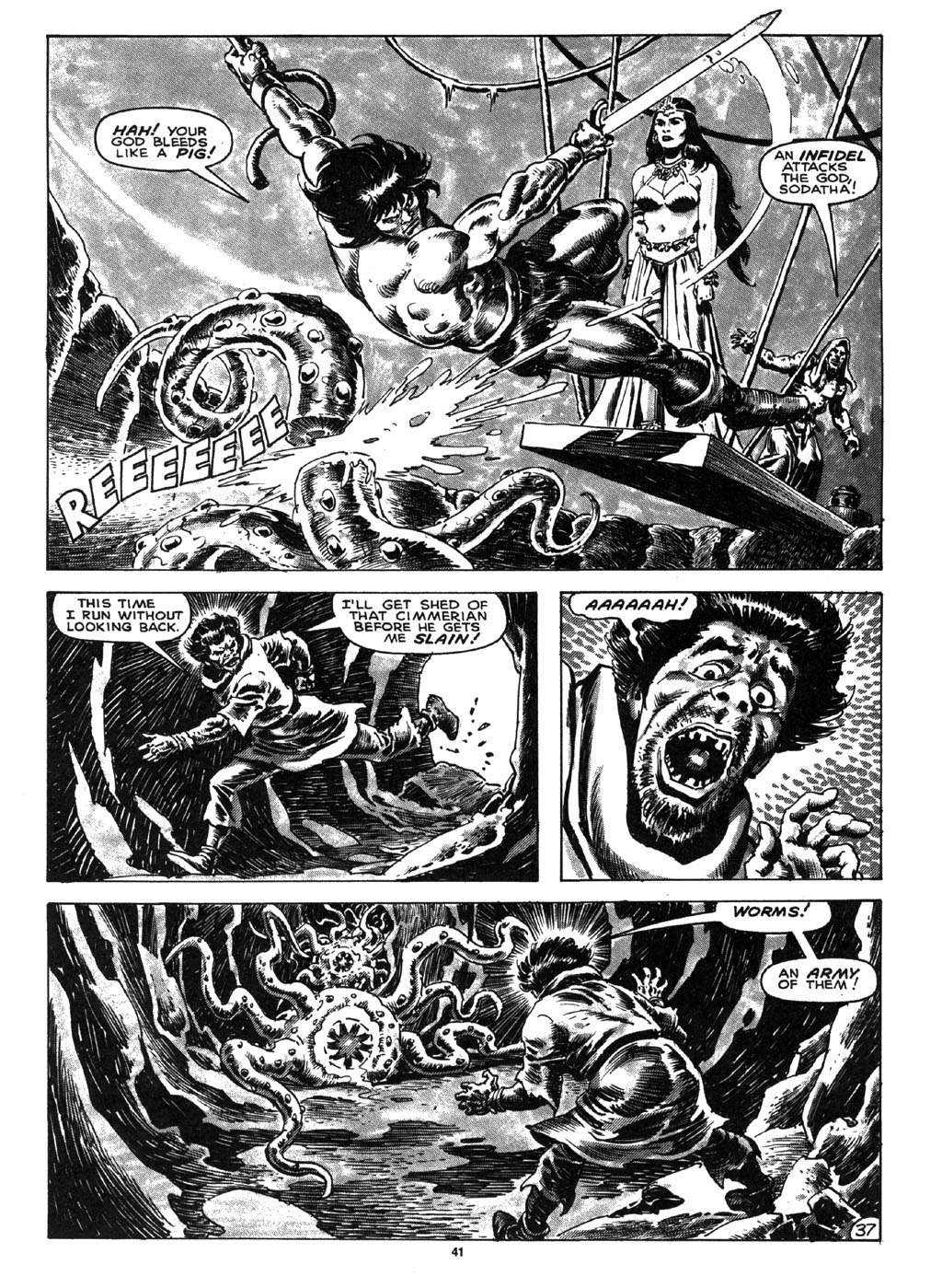 The Savage Sword Of Conan issue 164 - Page 39