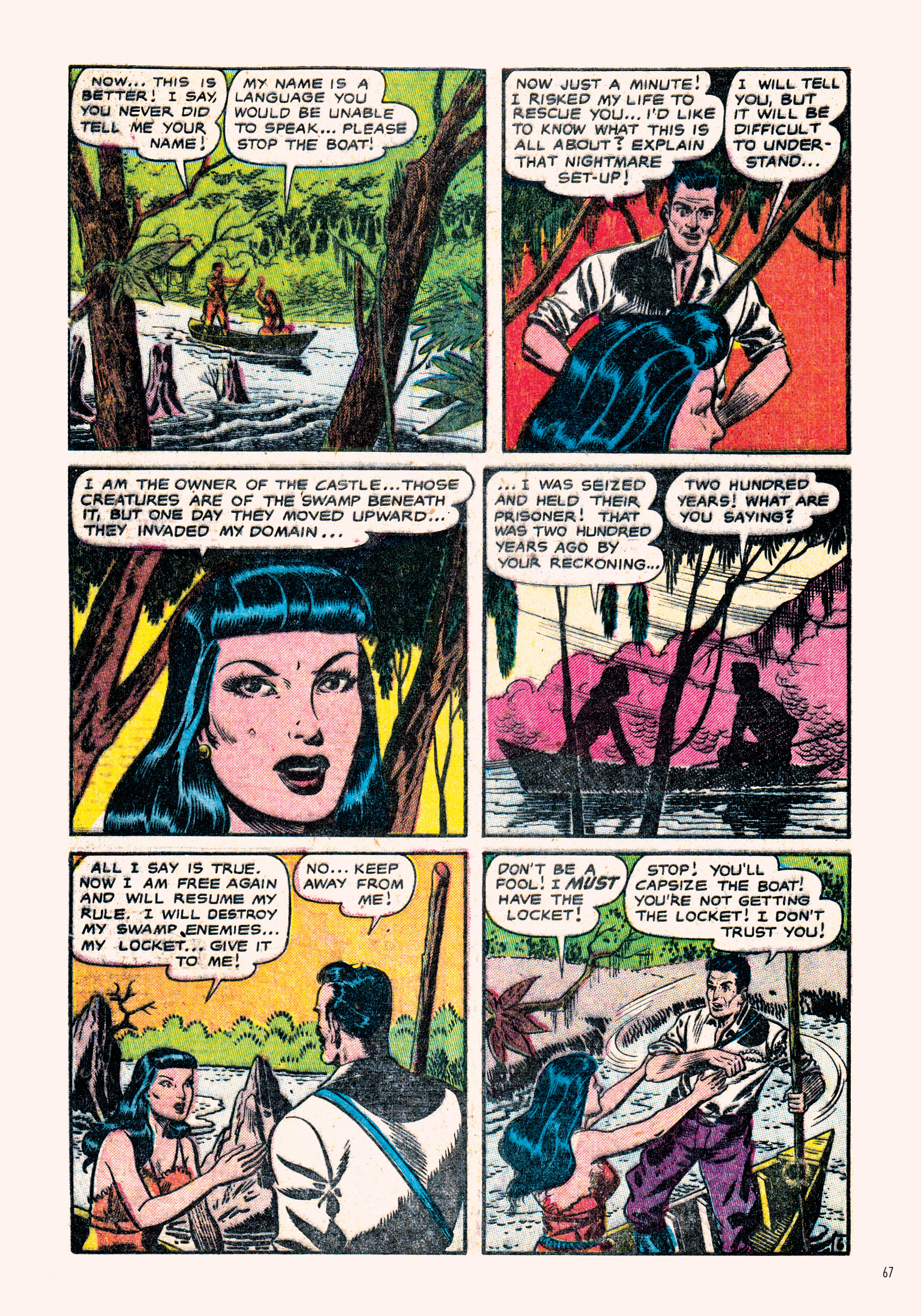 Read online Classic Monsters of Pre-Code Horror Comics: Swamp Monsters comic -  Issue # TPB - 67