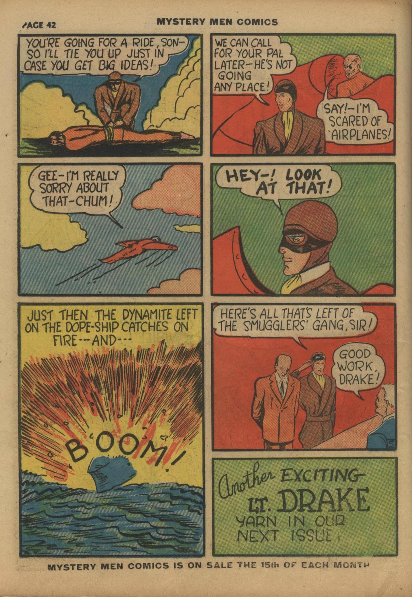 Read online Mystery Men Comics comic -  Issue #10 - 44