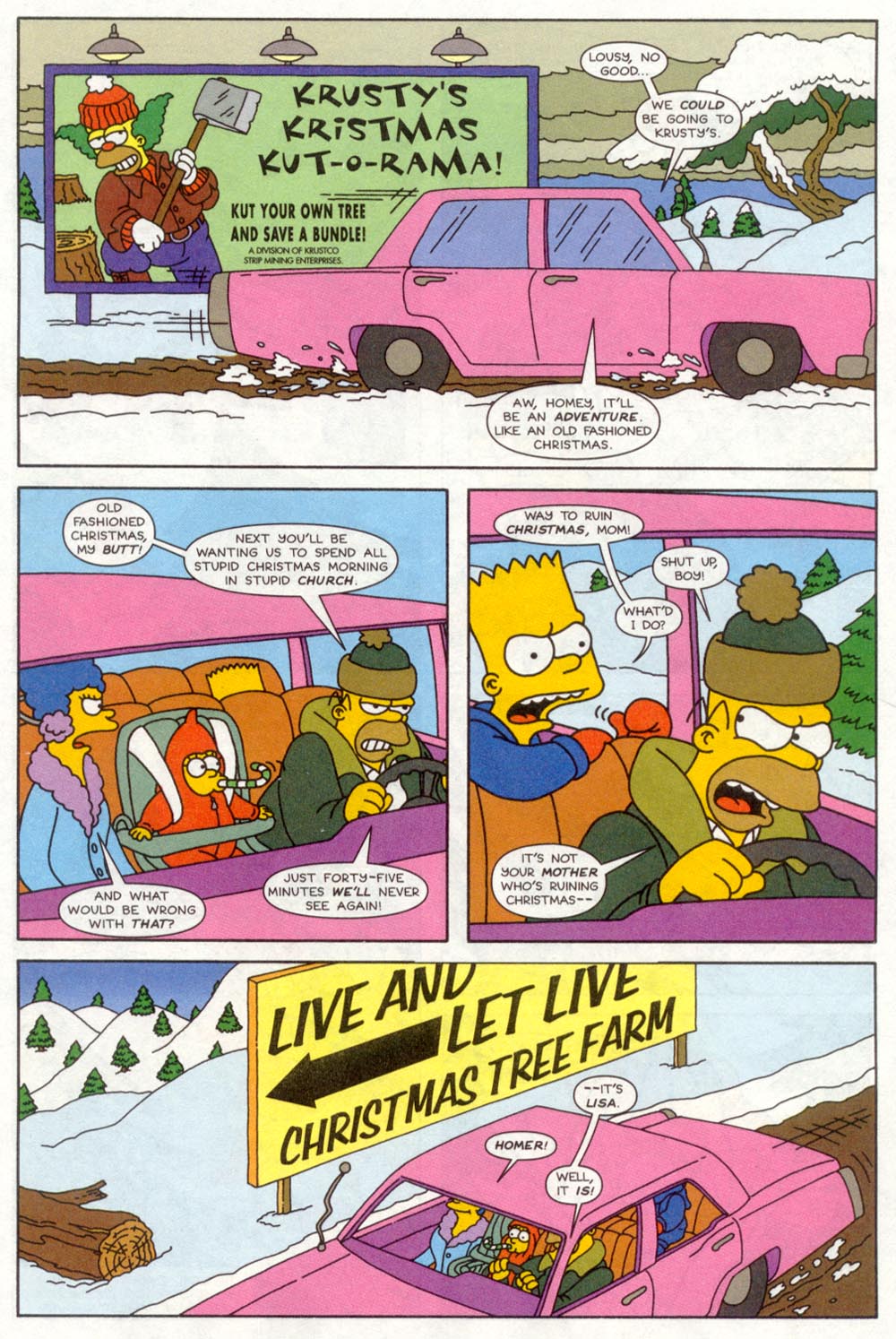 Read online Treehouse of Horror comic -  Issue #4 - 4