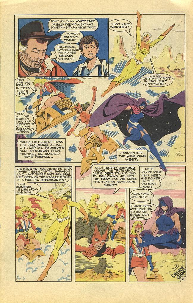 Read online Femforce comic -  Issue #7 - 8