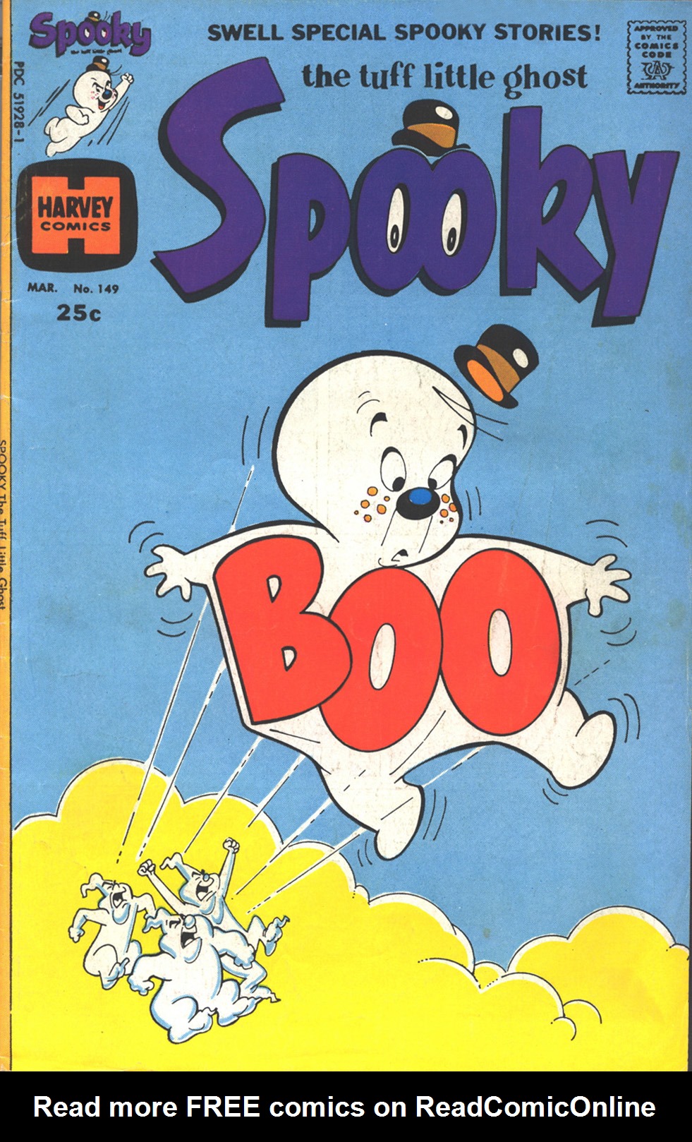Read online Spooky comic -  Issue #149 - 1