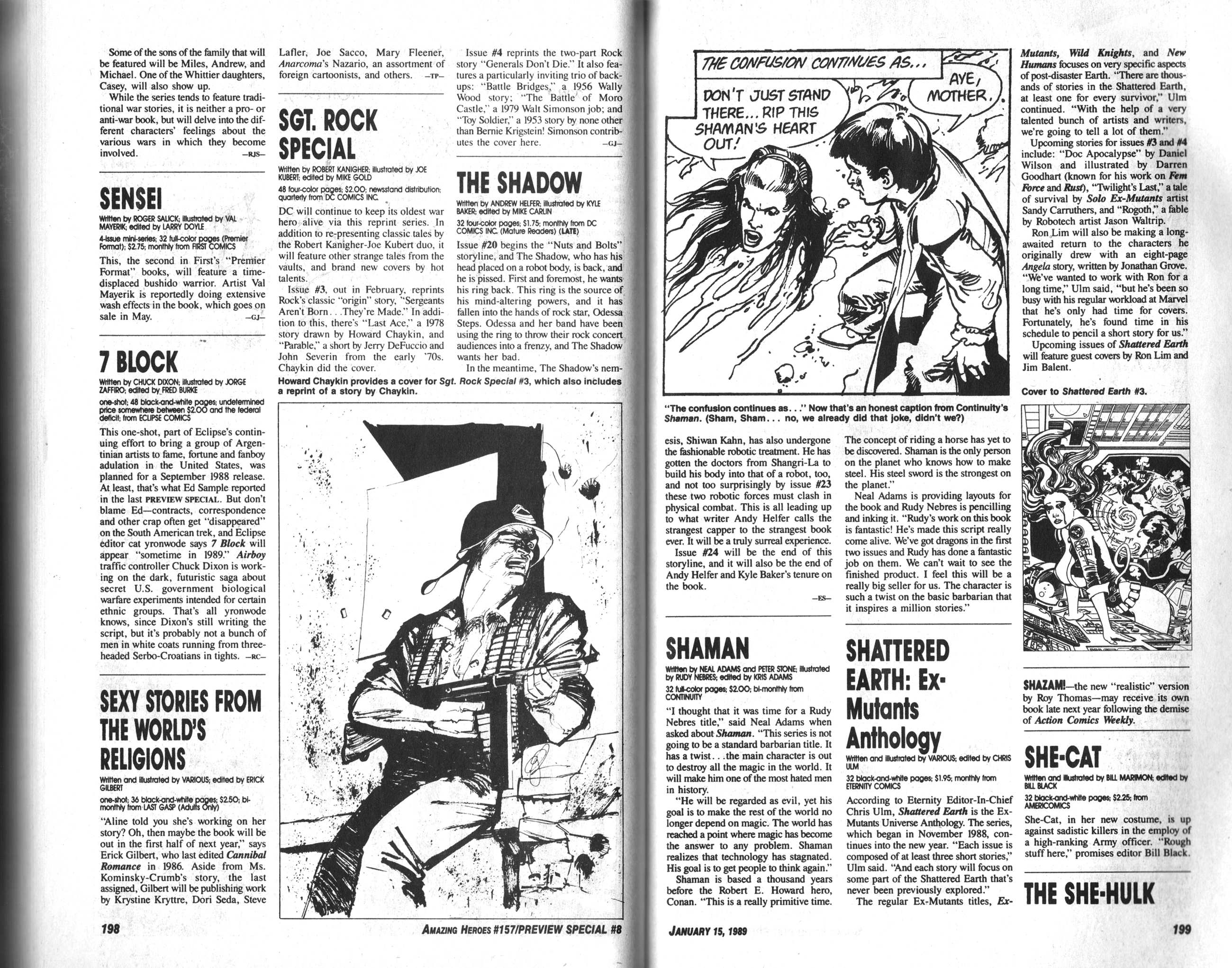 Read online Amazing Heroes comic -  Issue #157 - 100