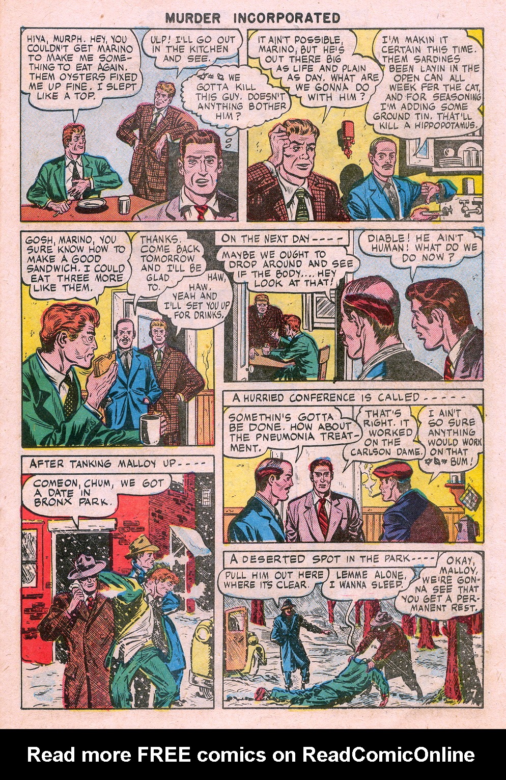 Read online Murder Incorporated (1948) comic -  Issue #1 - 21