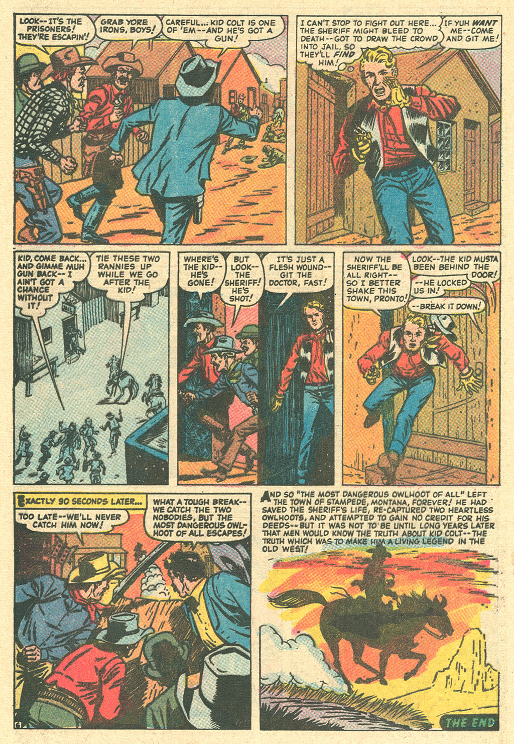 Read online Kid Colt Outlaw comic -  Issue #154 - 24