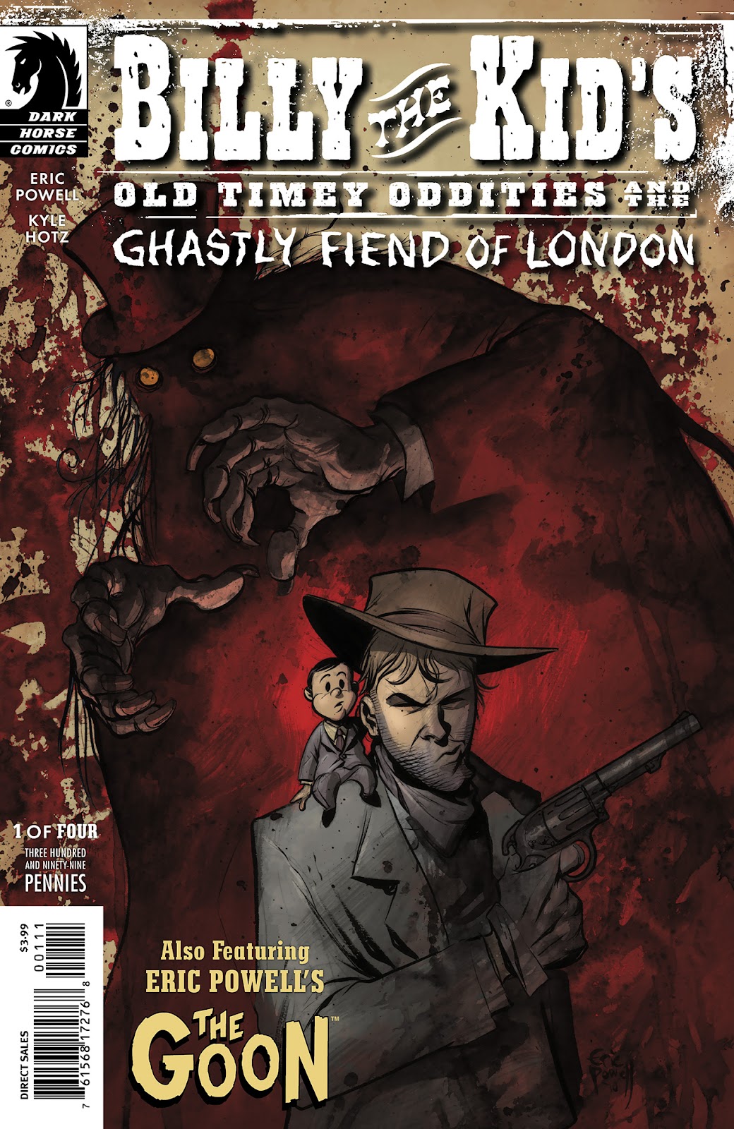 Billy the Kid's Old Timey Oddities and the Ghastly Fiend of London issue 1 - Page 1