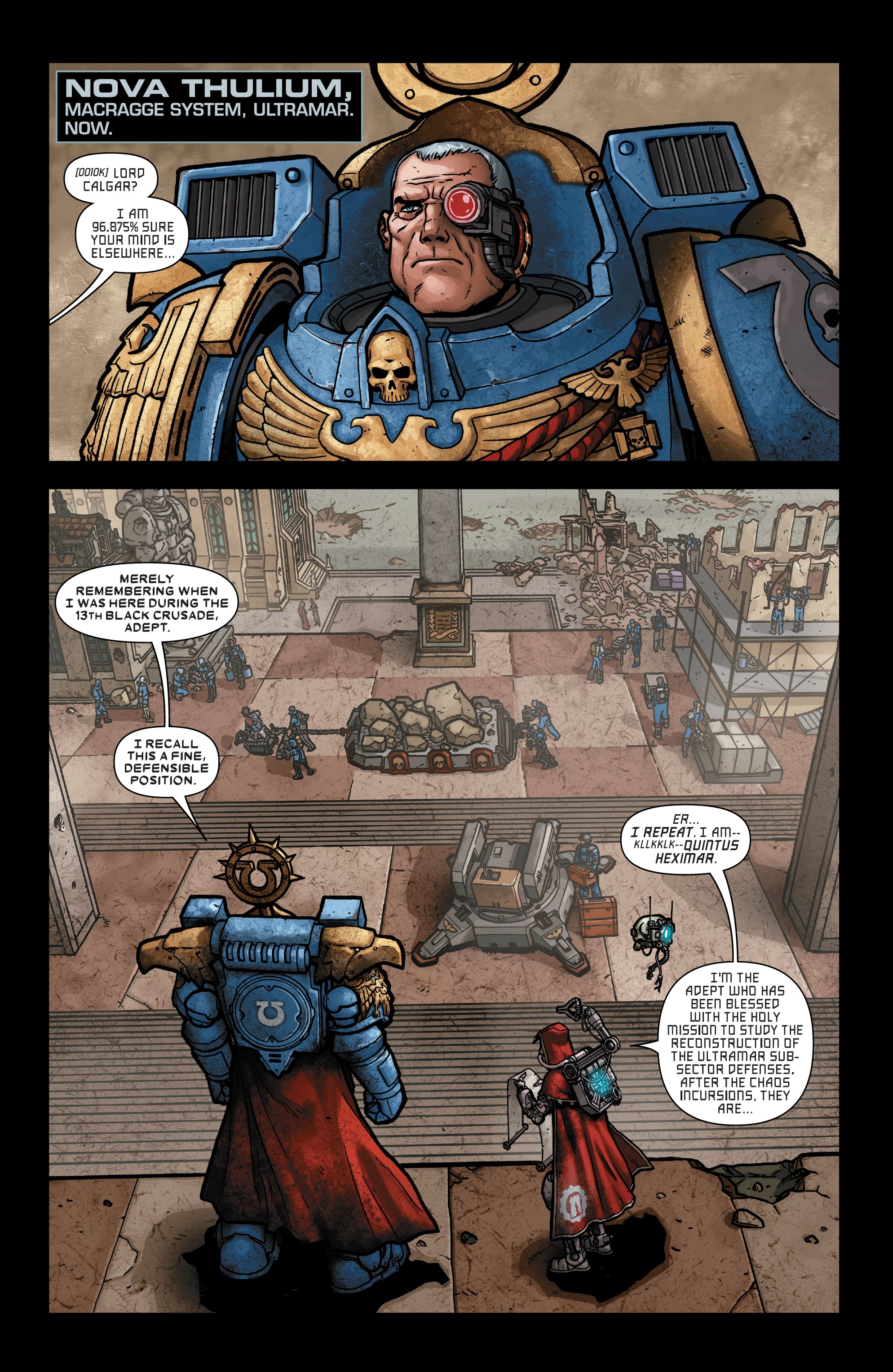 Read online Warhammer 40,000: Marneus Calgar comic -  Issue #1 - 5