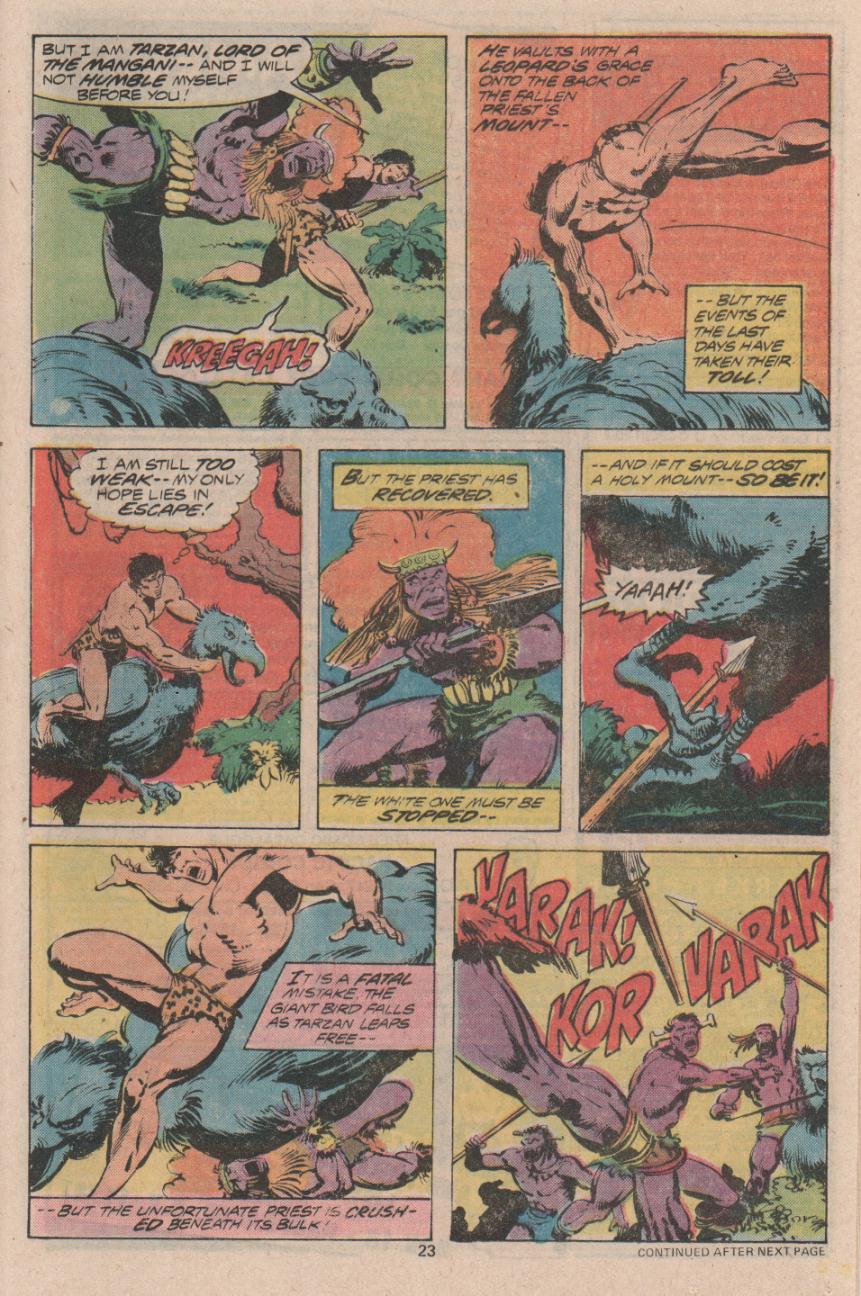 Read online Tarzan (1977) comic -  Issue #17 - 14